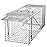 ZENY Live Animal Cage Trap 32 X 12.5 X 12 w/Iron Door Steel Cage Catch Release Humane Rodent Cage for Rabbits, Stray Cat, Squirrel, Raccoon, Mole, Gopher, Chicken, Opossum, Skunk & Chipmunks