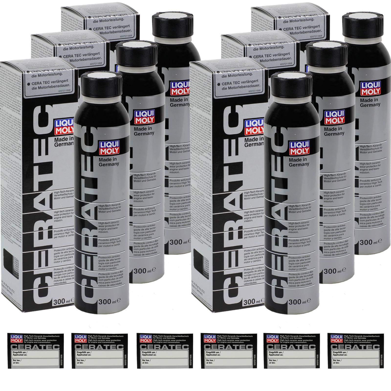 6 x Liqui Moly 3721 Cera Tec Ceramica Usura – 300 Ml