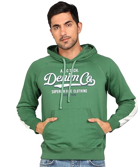 Men's Cotton Blend Hooded Neck Hoodies