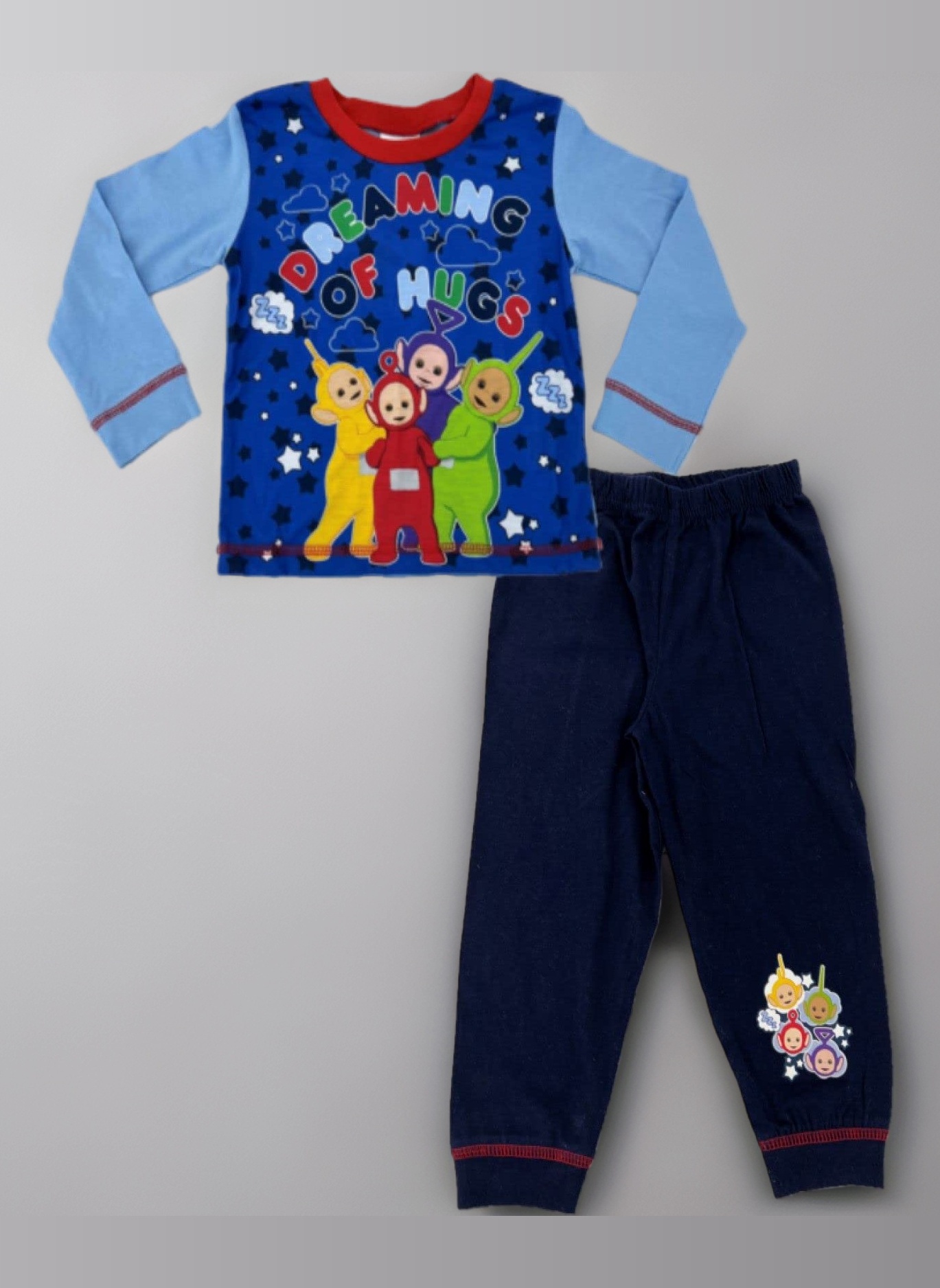 Teletubbies Boys Toddler Official Hugs Pyjamas (3-4 Years) Blue
