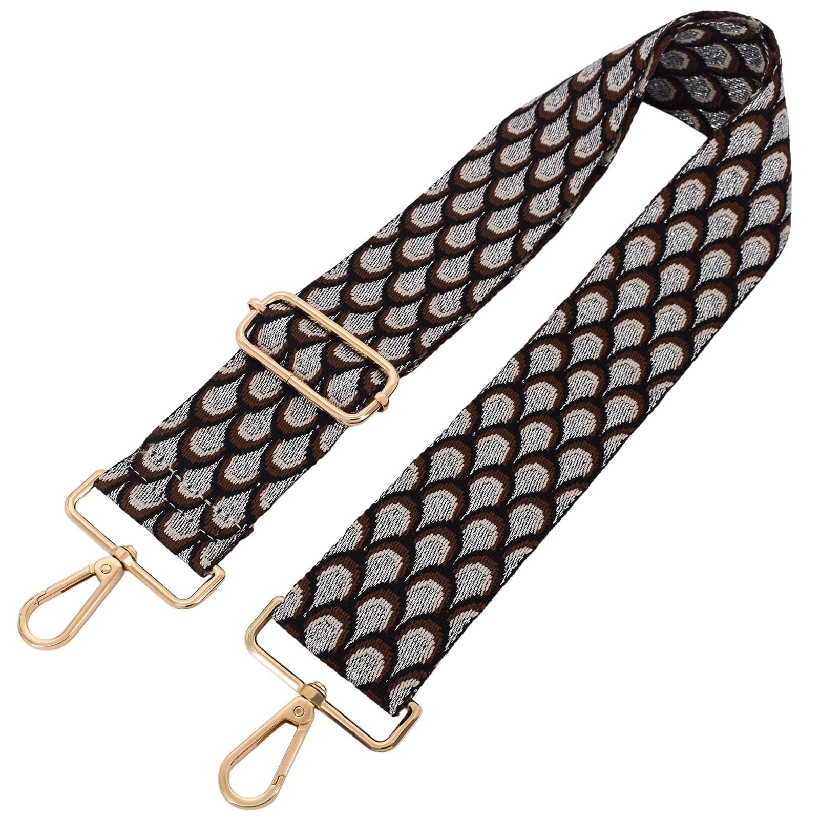Strap Purse Crossbody Bag Strap Replacement Metal Swivel Hook Shoulder Strap Guitar Strap for Crossbody Bag/luggag …