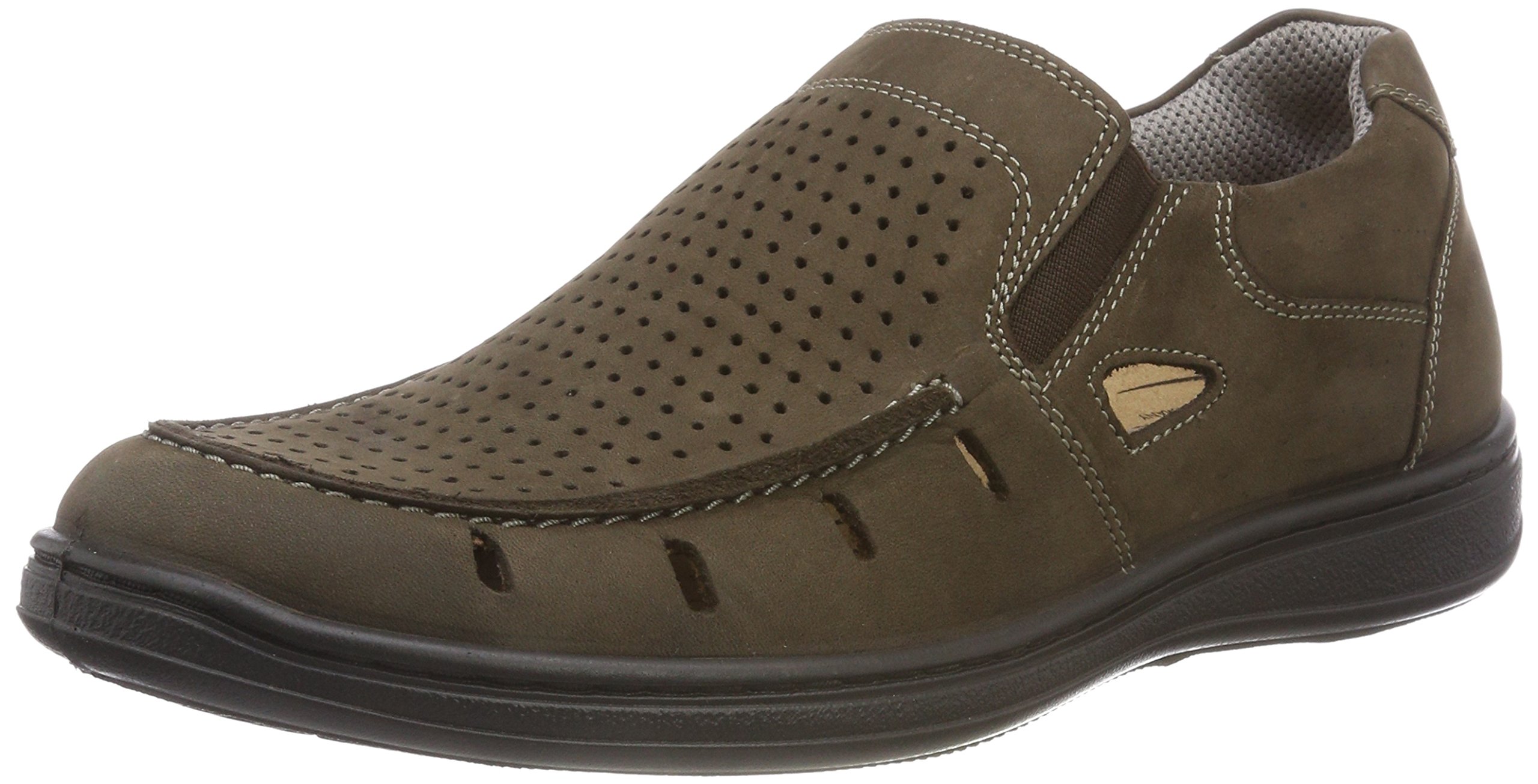 Jomos Men's credo Slippers. Brown Size: 13.5 UK