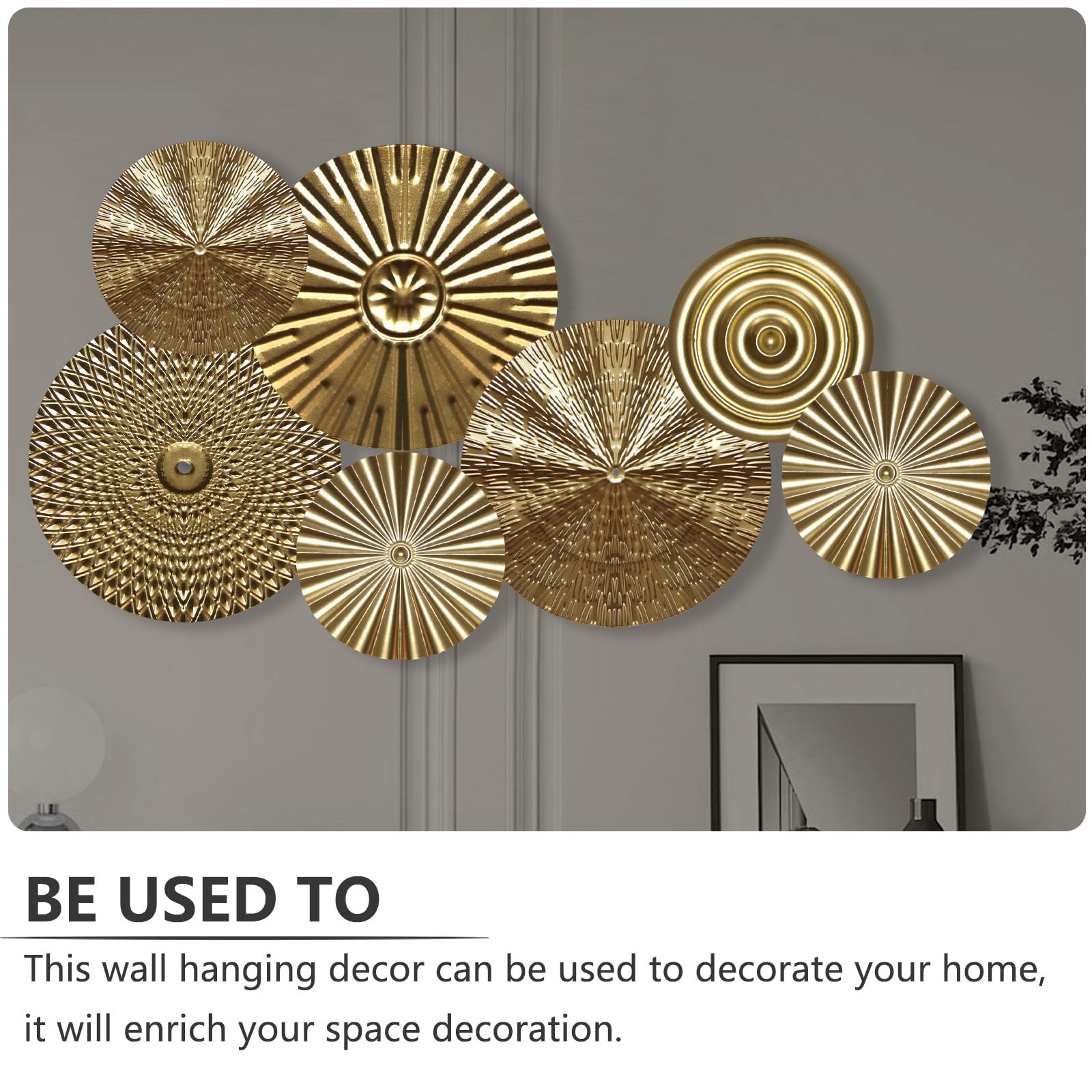 Set van 3 boho gouden wandsculpturen, ronde wanddecoratie, metaal, wandversiering, decoraties, 3D-metalen afbeeldingen, modern kunstwerk voor huis, woonkamer, eetkamer, slaapkamer, keuken, gang, 40 cm Set van 3 boho gouden wandsculpturen, ronde wanddecoratie, metaal, wandversiering, decoraties, 3D-metalen afbeeldingen, modern kunstwerk voor huis, woonkamer, eetkamer, slaapkamer, keuken, gang, 40 cm