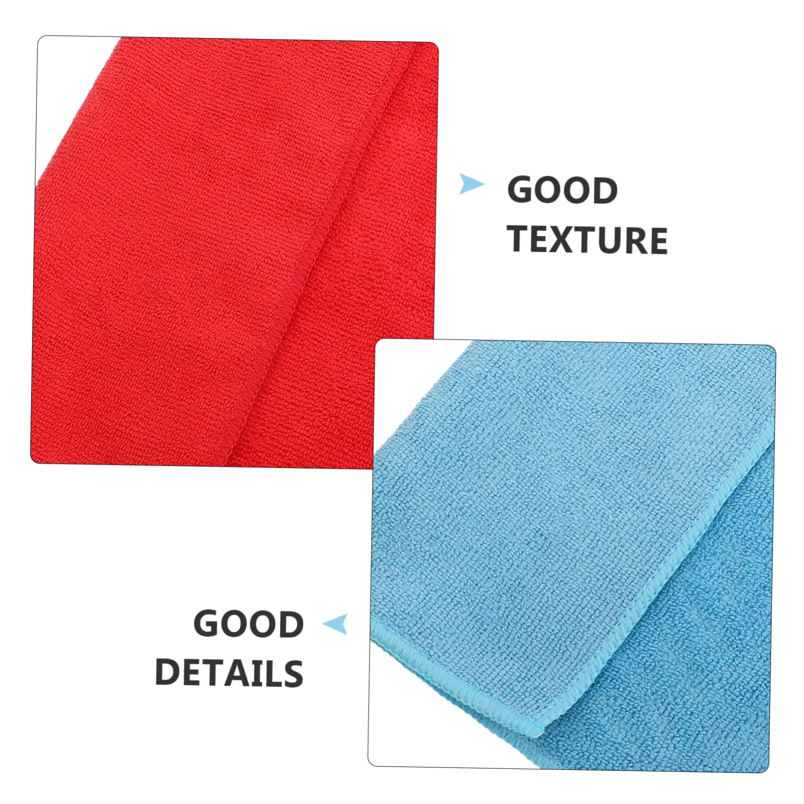 24piezas Paquete De Paños De Microfibra Absorbentes para Limpieza del Hogar y Cocina Multiusos Rápido Secado y Duradero para Secar Platos y Detallar Vehículos