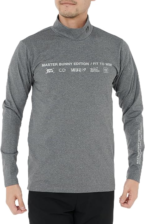 MASTER BUNNY EDITION メンズ 長袖 秋冬 ゴルフシャツ 5 Amazon.co.jp: [マスターバニー] メンズ 長袖 ハイネックシャツ