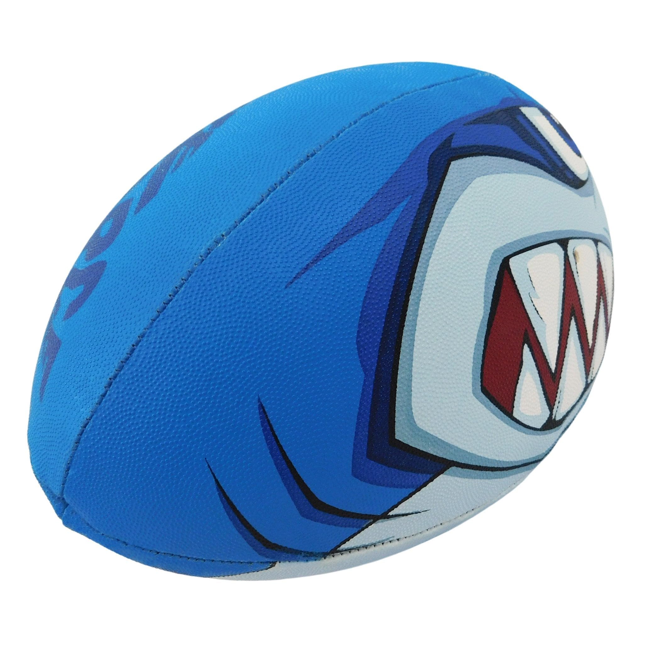 GILBERT Randoms Bite Force Shark Ballon de rugby Taille 3