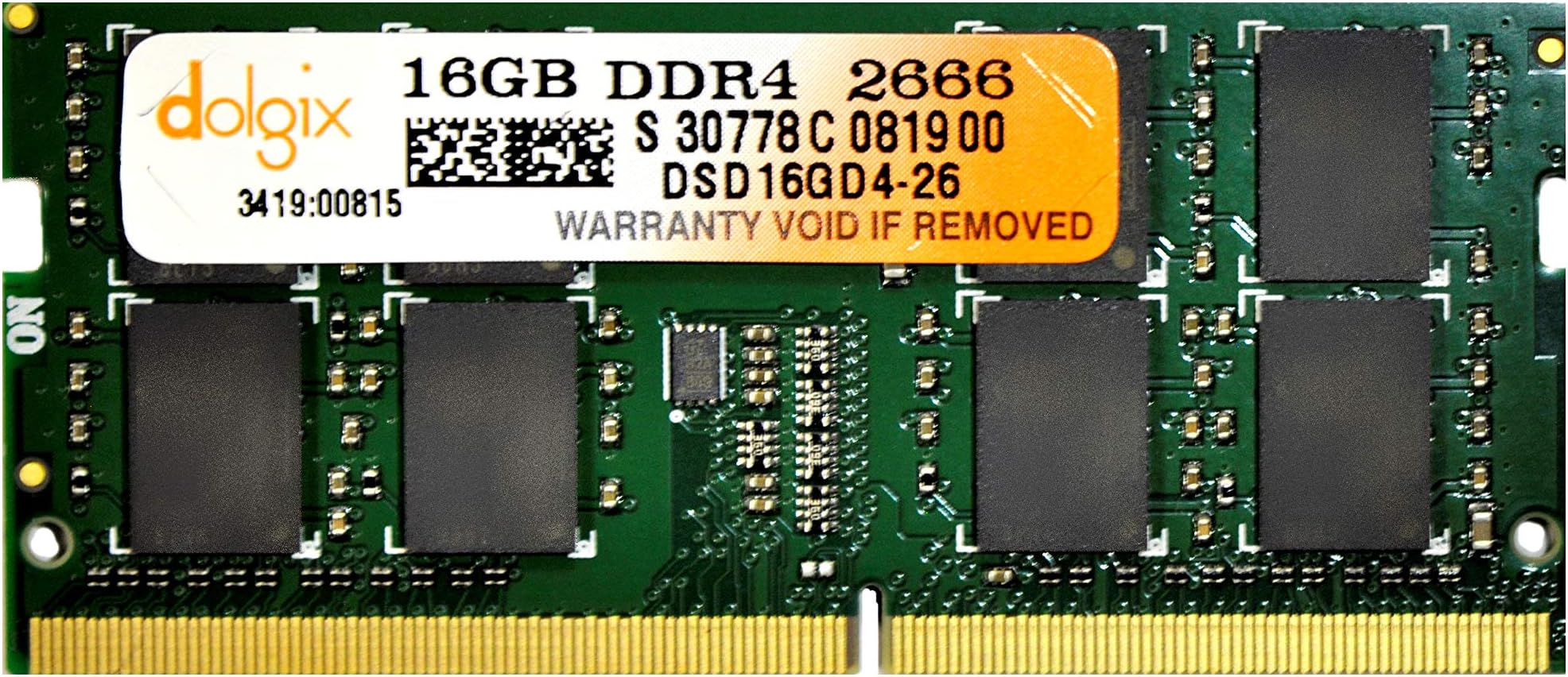 DOLGIX 16GB DDR4 PC4-21300 2666MHz SODIMM 260 Pin 1.2V Laptop Memory Module Ram Upgrade