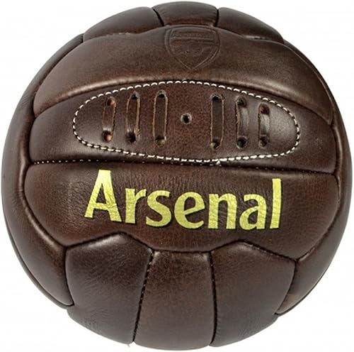 Arsenal FC - Balón de fútbol de piel con estilo retro