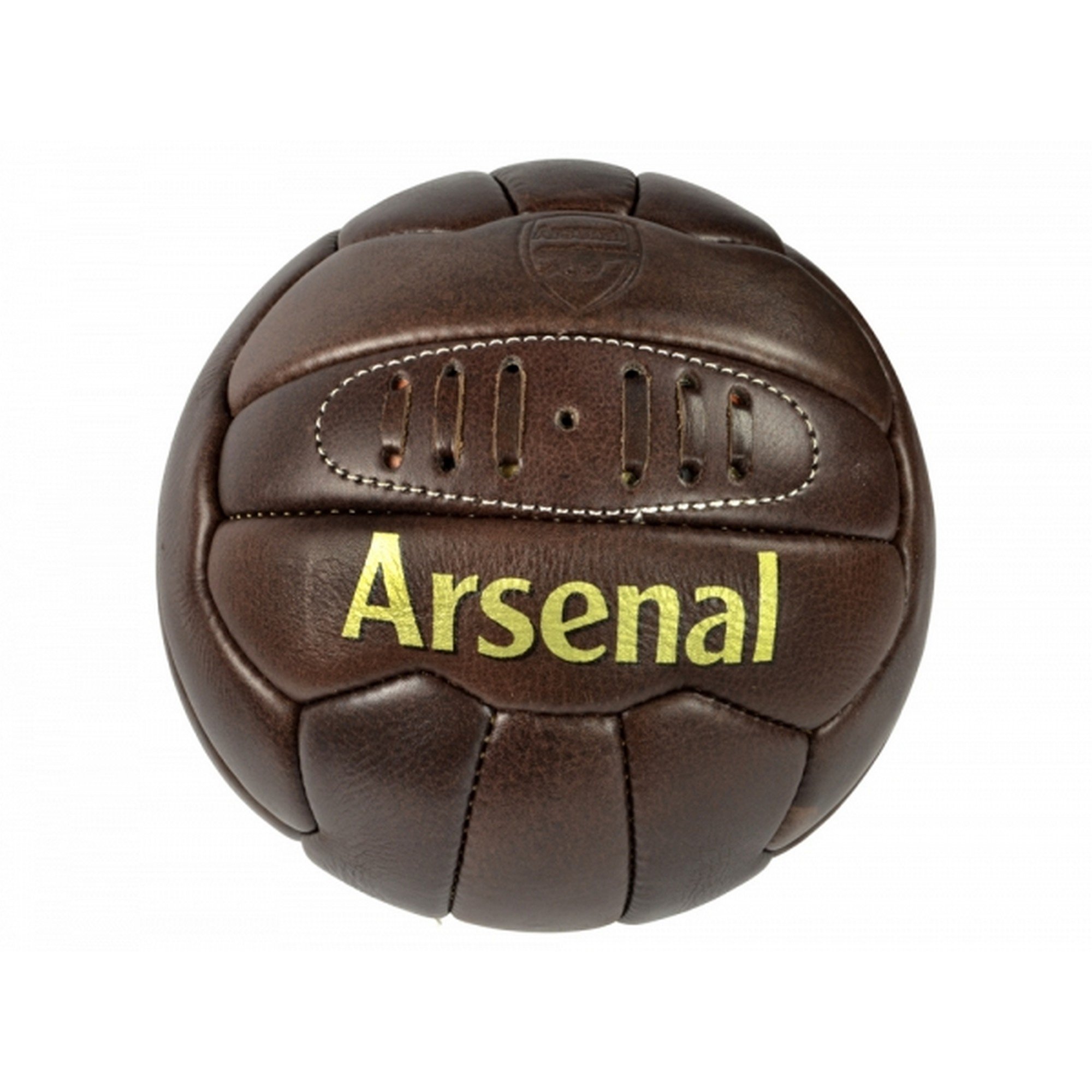 Arsenal F.C.Arsenal FC Official Retro Heritage Leather Soccer Ball