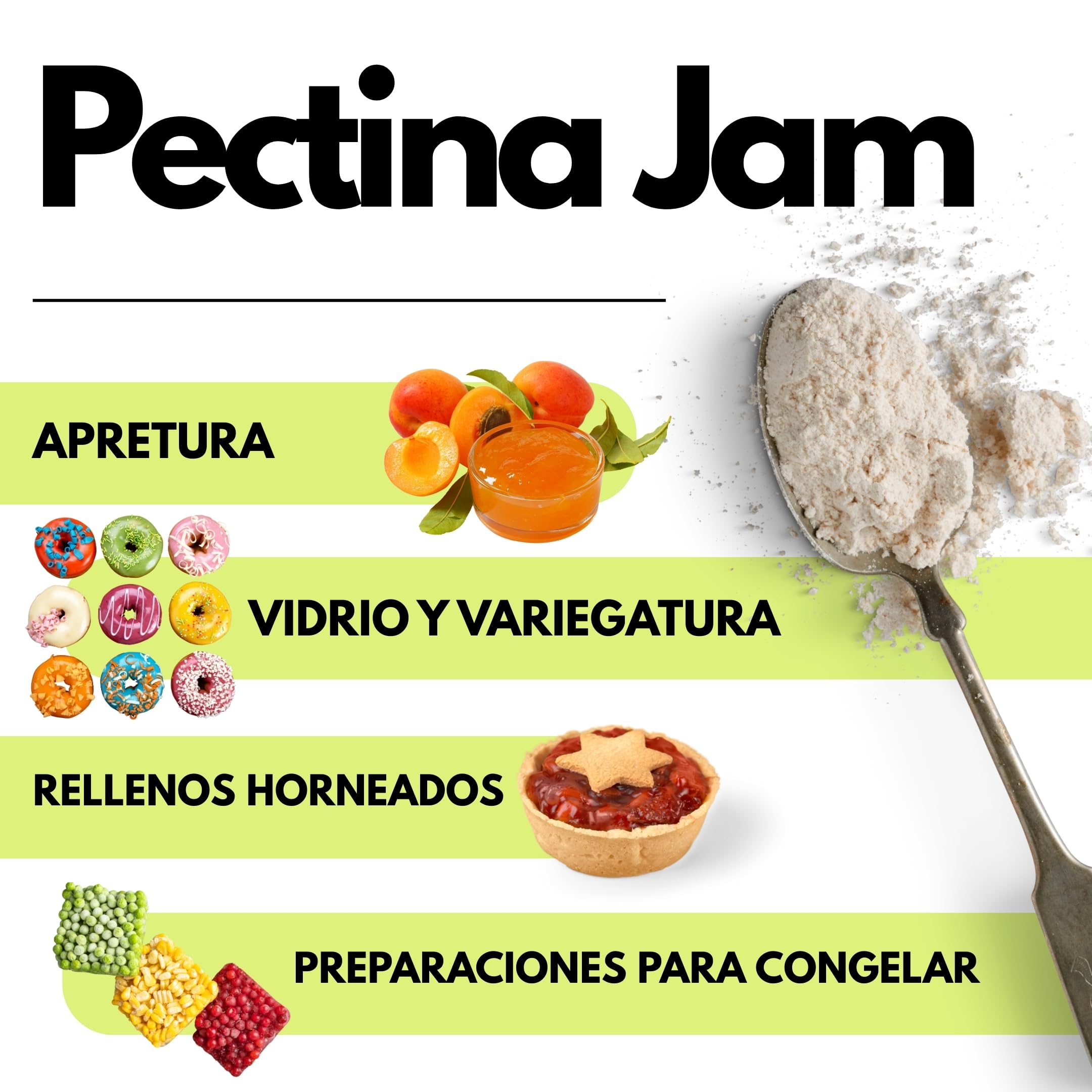 Saporepuro Pectina Jam en polvo 200 g – LMA – SIN GLUTEN – ideal para mermeladas bajas en azúcar