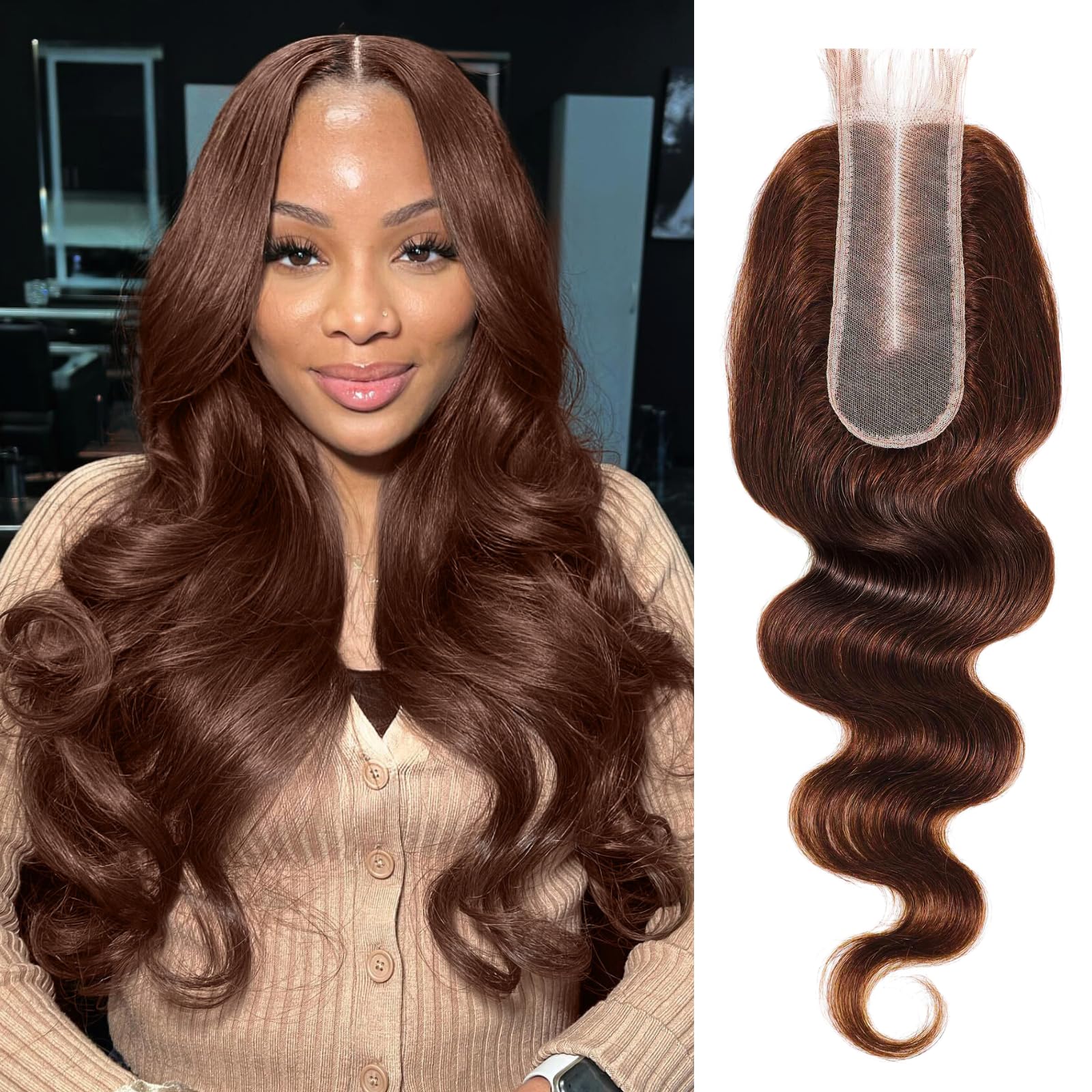 Amazon.com : ALHER Long Deep Part 2x6 Lace Closure Body Wave