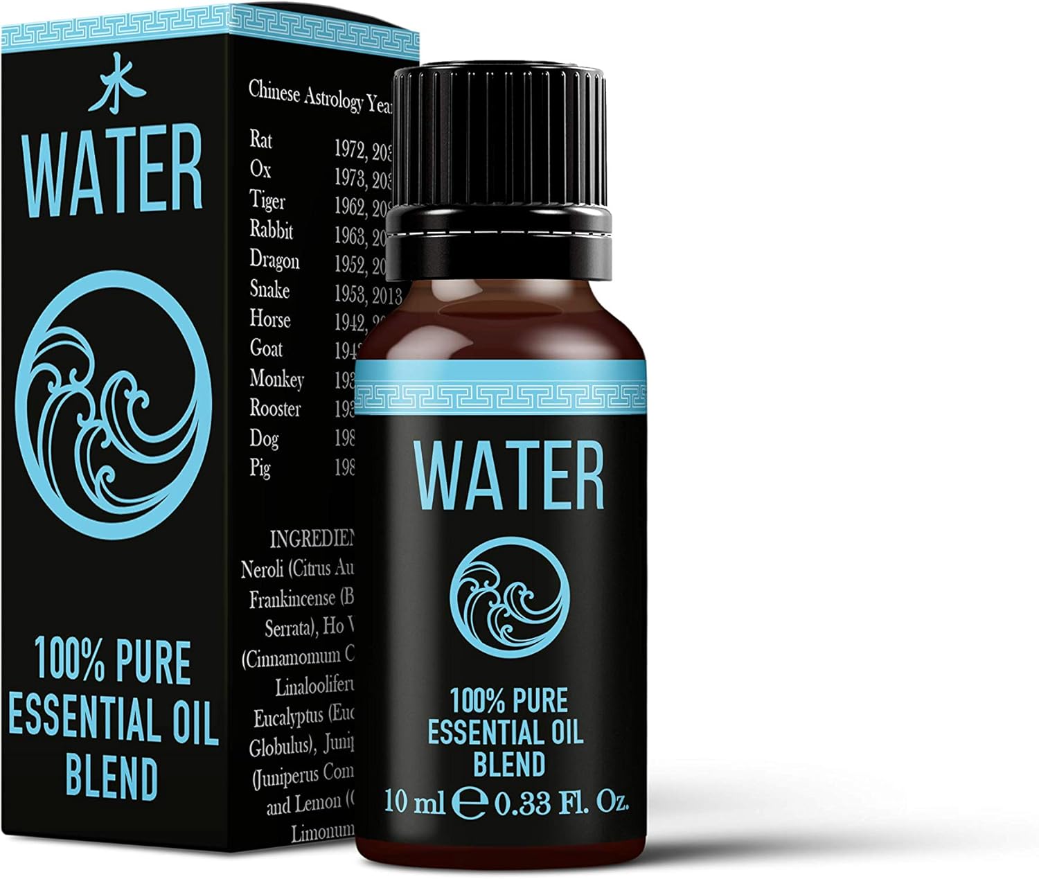 Mystic Moments | Chinese Elements Essential Oil Blend Gift Pack 5x10ml | Wood, Fire, Earth, Metal & Water