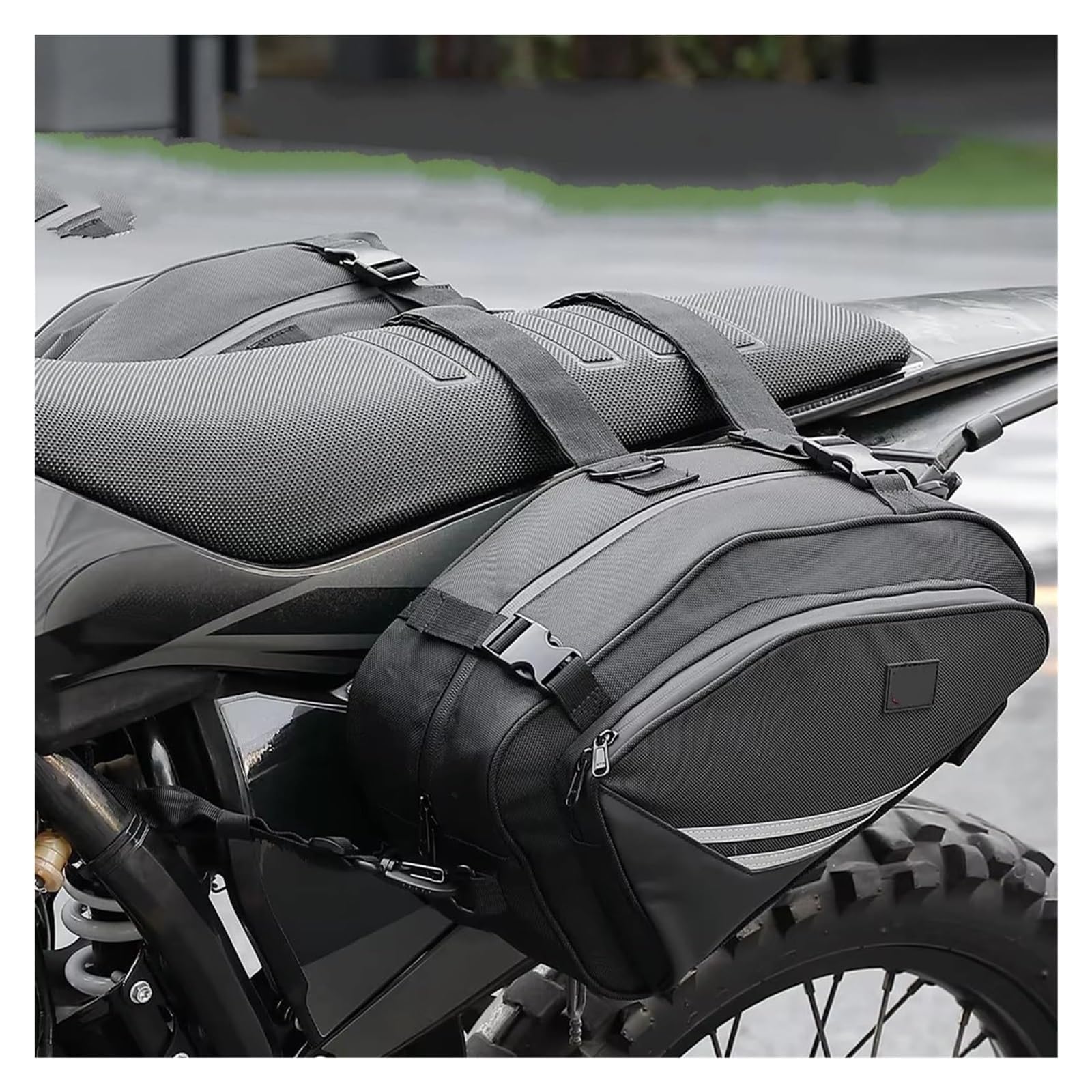 Moto Paraurti Borsa per YZ per CRF450R per Suzuki per V-Strom per KLR650 Borsa Laterale per Moto Motocross Borse Sportive Doppie Bagagli Sella
