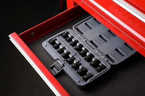 Miniatura 5 de ARES 23021-Juego de 16 piezas Stubby Impact SAE y métricas hexagonales  Construcción de acero cromado Moly y revestimiento de fosfato de manganeso