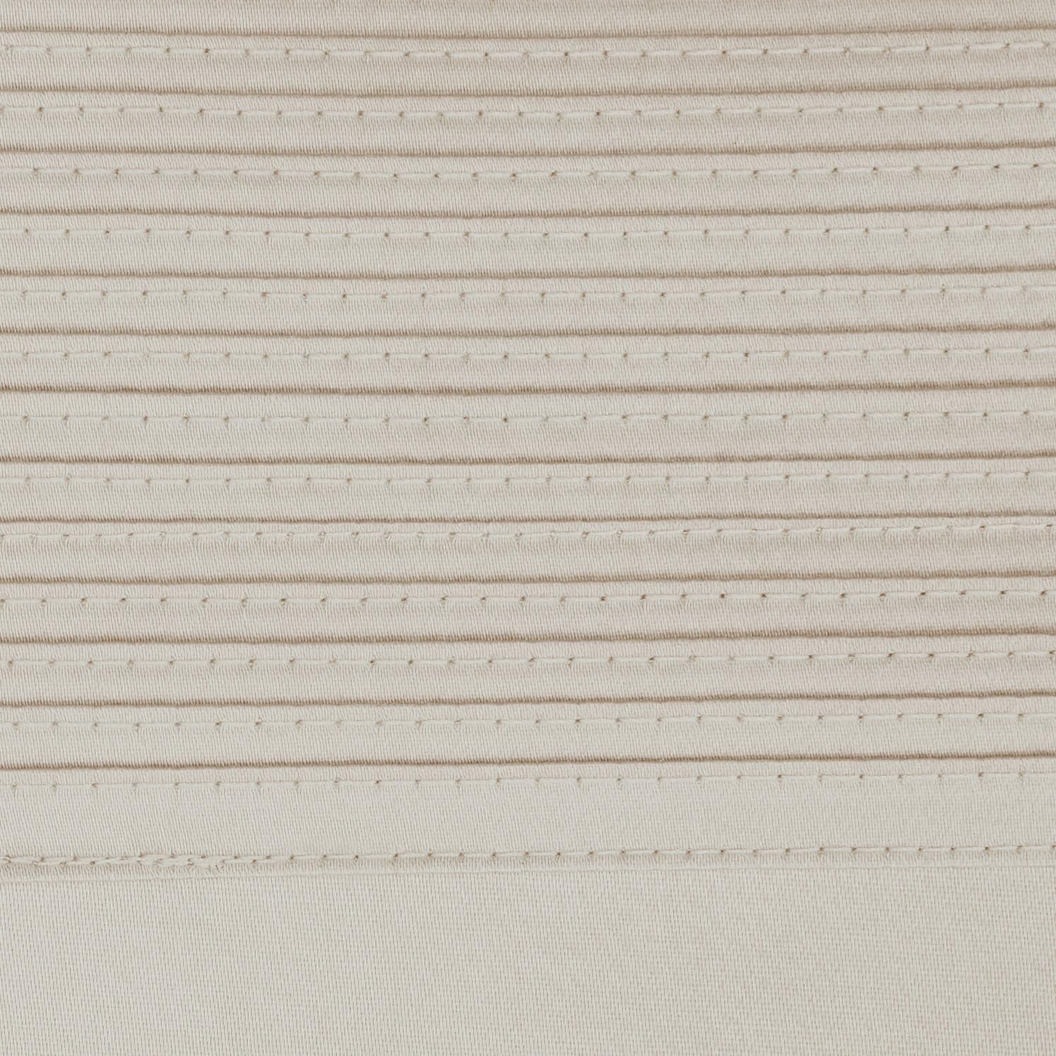 Amazon Brand – Pinzon 400-Thread-Count Pleated Hem Egyptian Cotton Sheet Set - King, Parchment