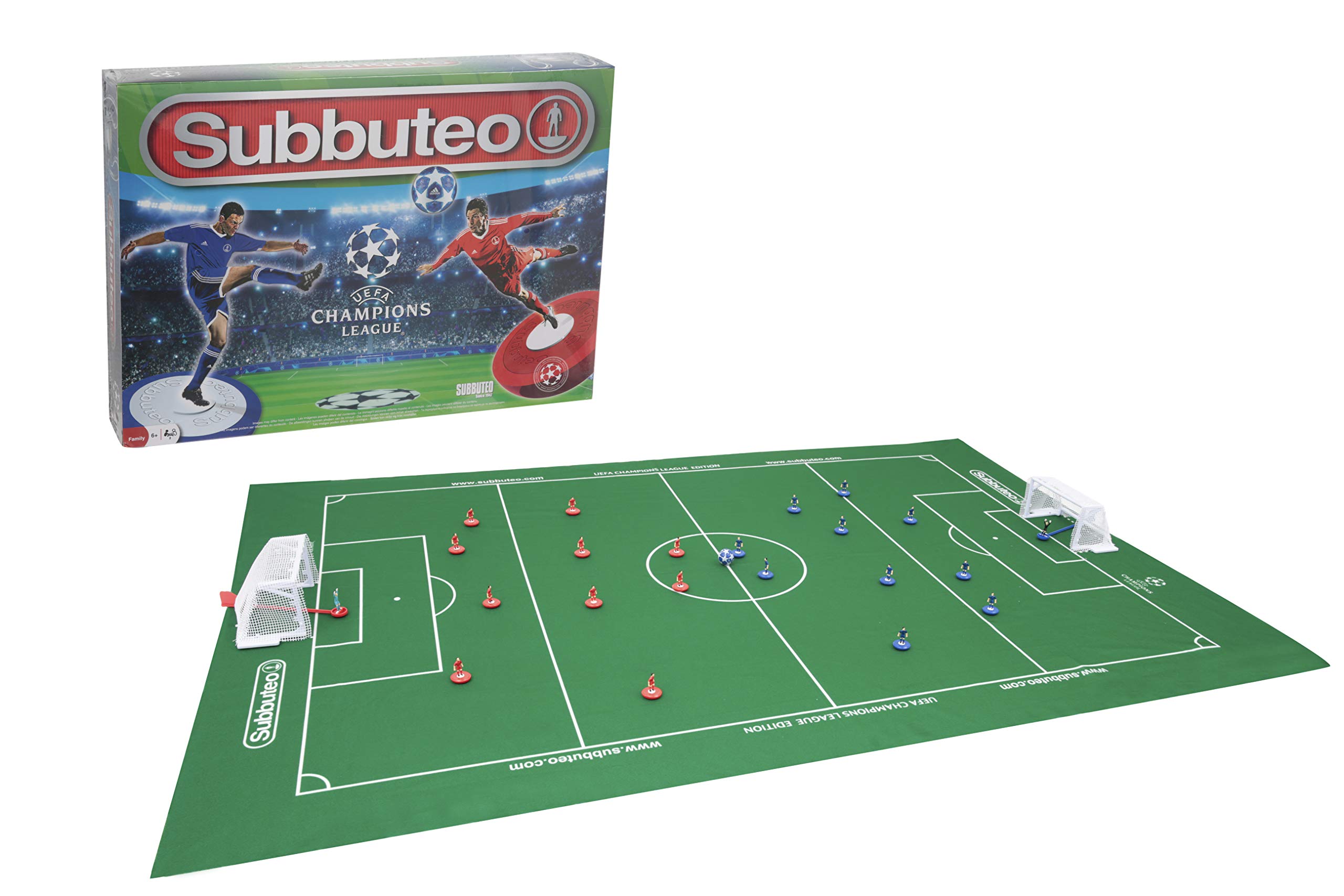 Giochi Preziosi – Subbuteo Edición Champions League, con 2 angulares, accesorios y campo de fútbol , color/modelo surtido