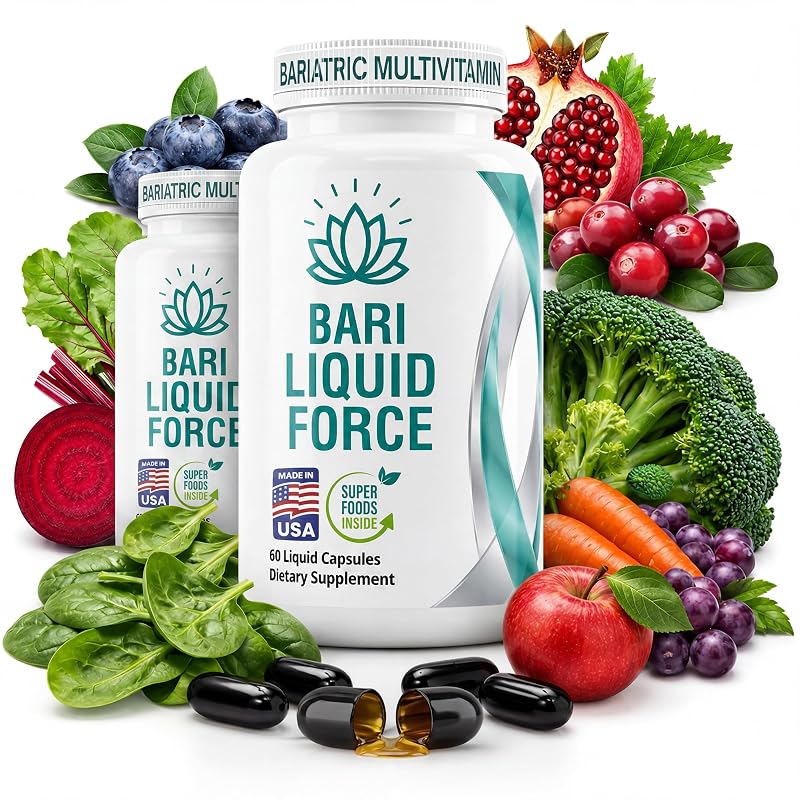 Universal Body Labs Multivitamínico para adultos pós-cirurgia bariátrica com ferro, 29 nutrientes, 2 frascos