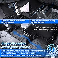 Vista 3 de Cartist Ajuste personalizado para tapetes Kia 2023-2025 2026 (solo para modelos híbridos) (no compatible con enchufe) para todo tipo de clima, fila