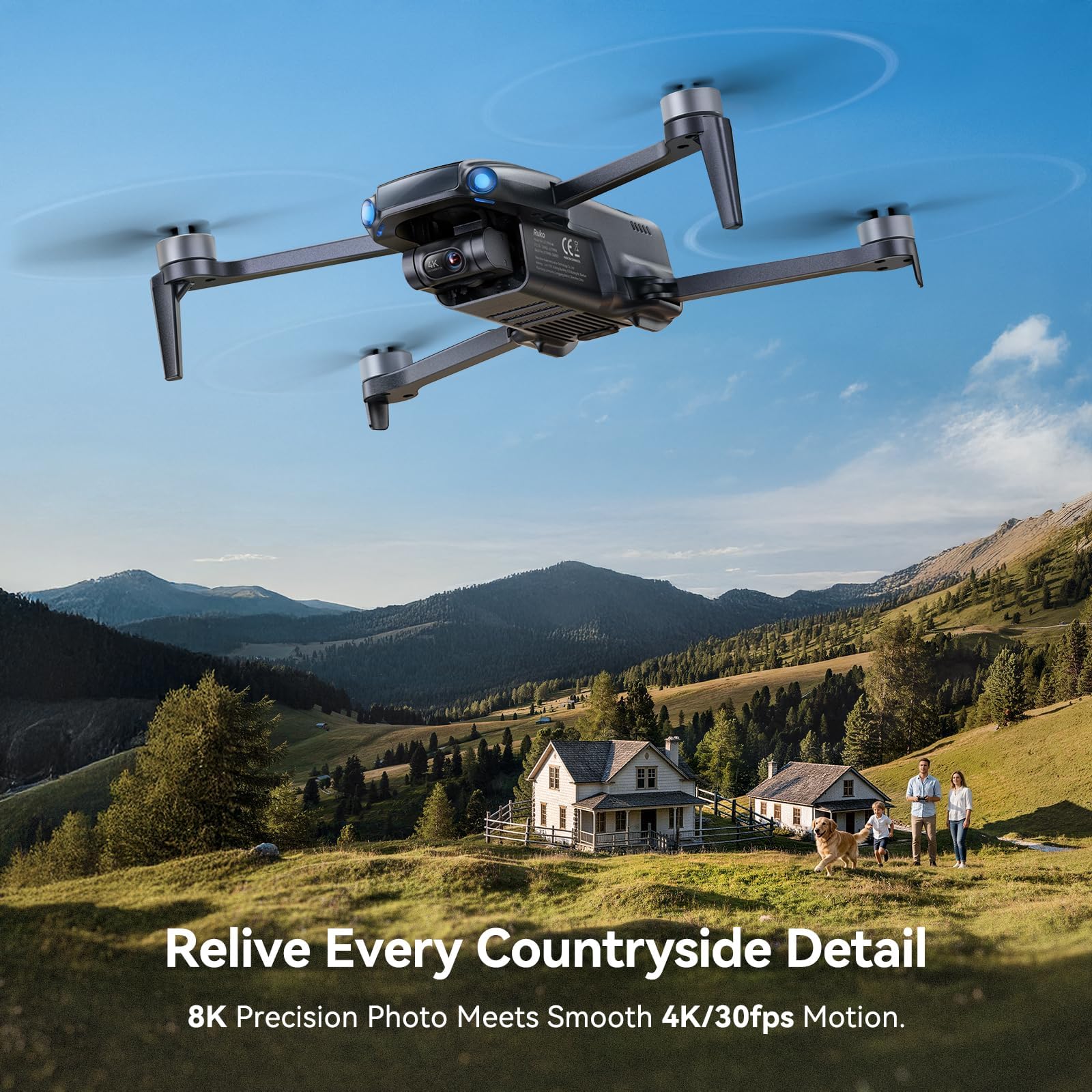 Ruko U11MINI 4K GPS Drone with Camera for Adults (96-Min Flight) photo 3