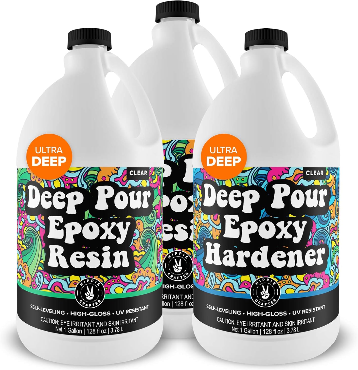 Deep Pour Epoxy Resin Kit Casting Resin Crystal Clear 3