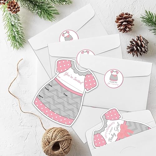 Miniatura 6 de Invitaciones de oso de peluche para baby shower con sobres y calcomanías (juego de 15) invitaciones de relleno en forma de globo de oso azul Hello