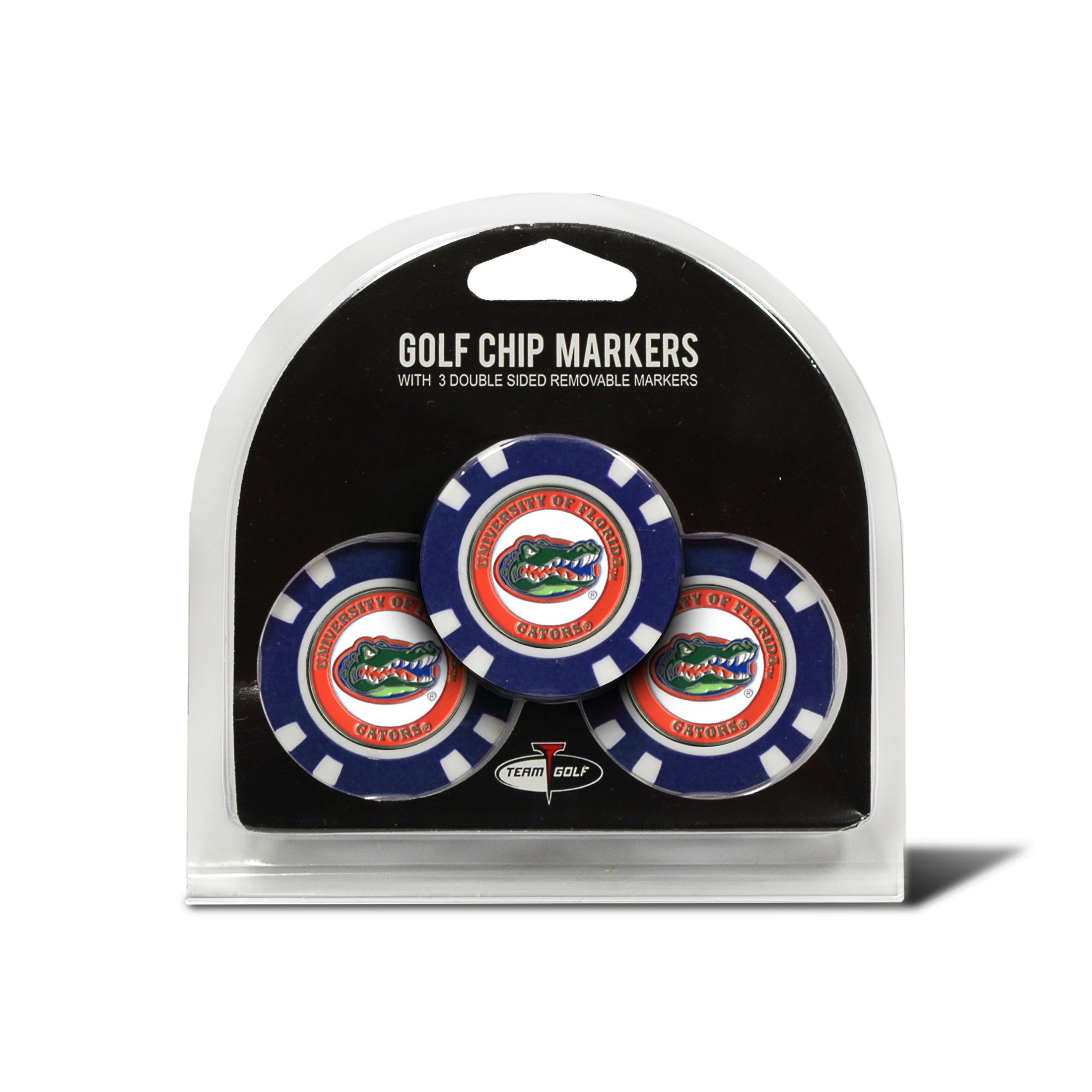 Team GolfNCAA Poker Chip Size with Pop Out Smaller Double-Sided Enamel Markers