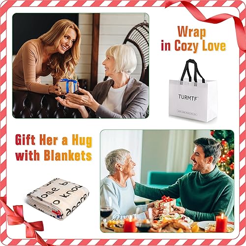 Miniatura 3 de TURMTF Manta de regalo para la mejor tía, manta de regalo de agradecimiento para tía, manta única de cumpleaños para tía bendición de corazón