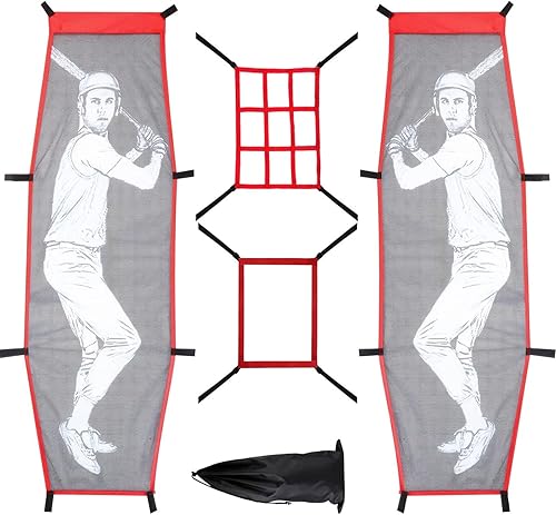 Baseball & Softball Dummy Batter Pitching Training Mannequin Pitching Target Pitching Aid for Improved Accuracy