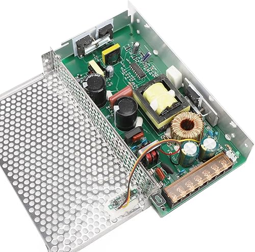 Miniatura 9 de DROK Fuente de alimentación de 48 V, CA 110 V220 V a CC 0-48 V 10 A 480 W convertidor Buck pantalla doble, transformador ajustable variable regulado