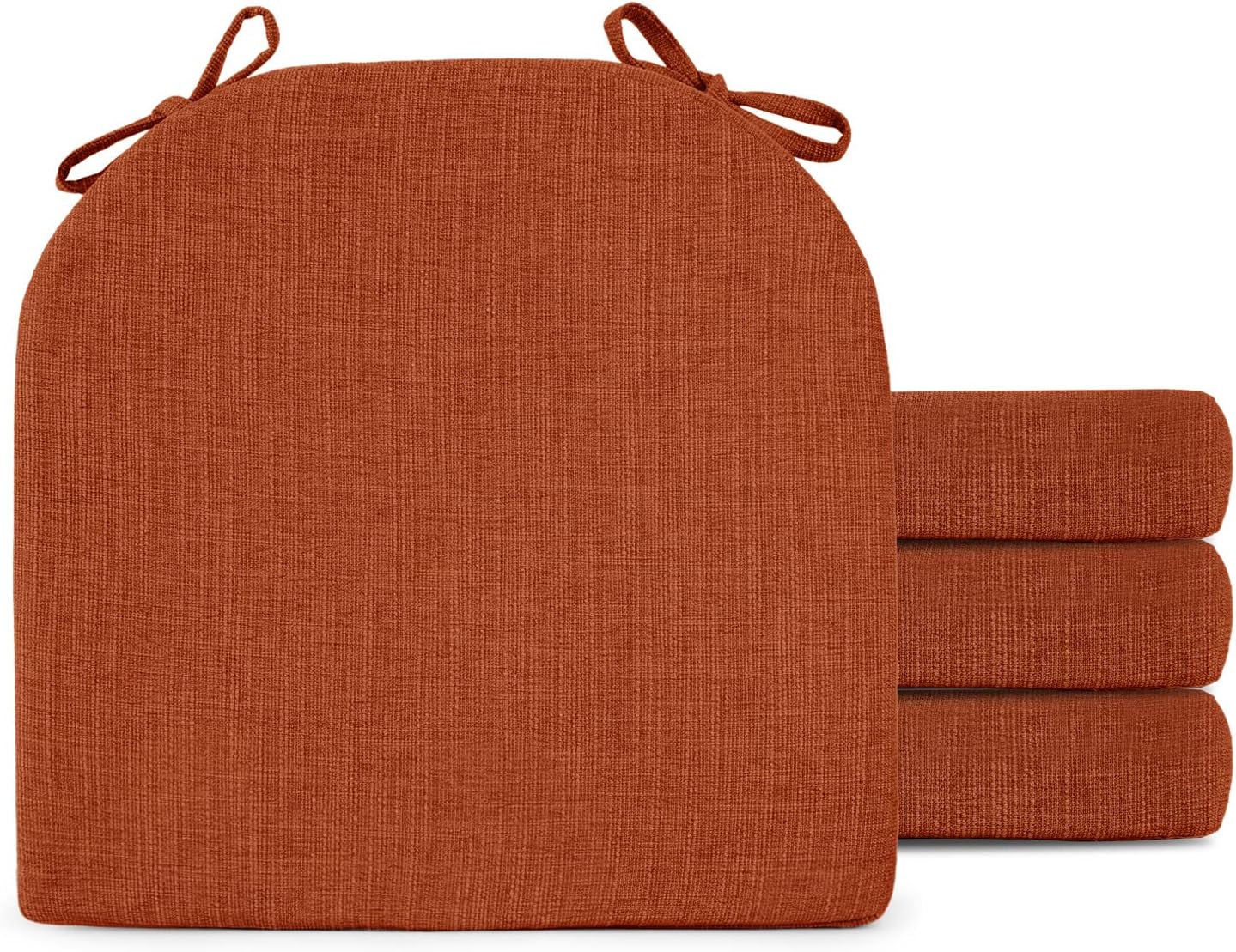 Wellsin Chair Cushions for Dining Chairs 4 Pack Kitchen