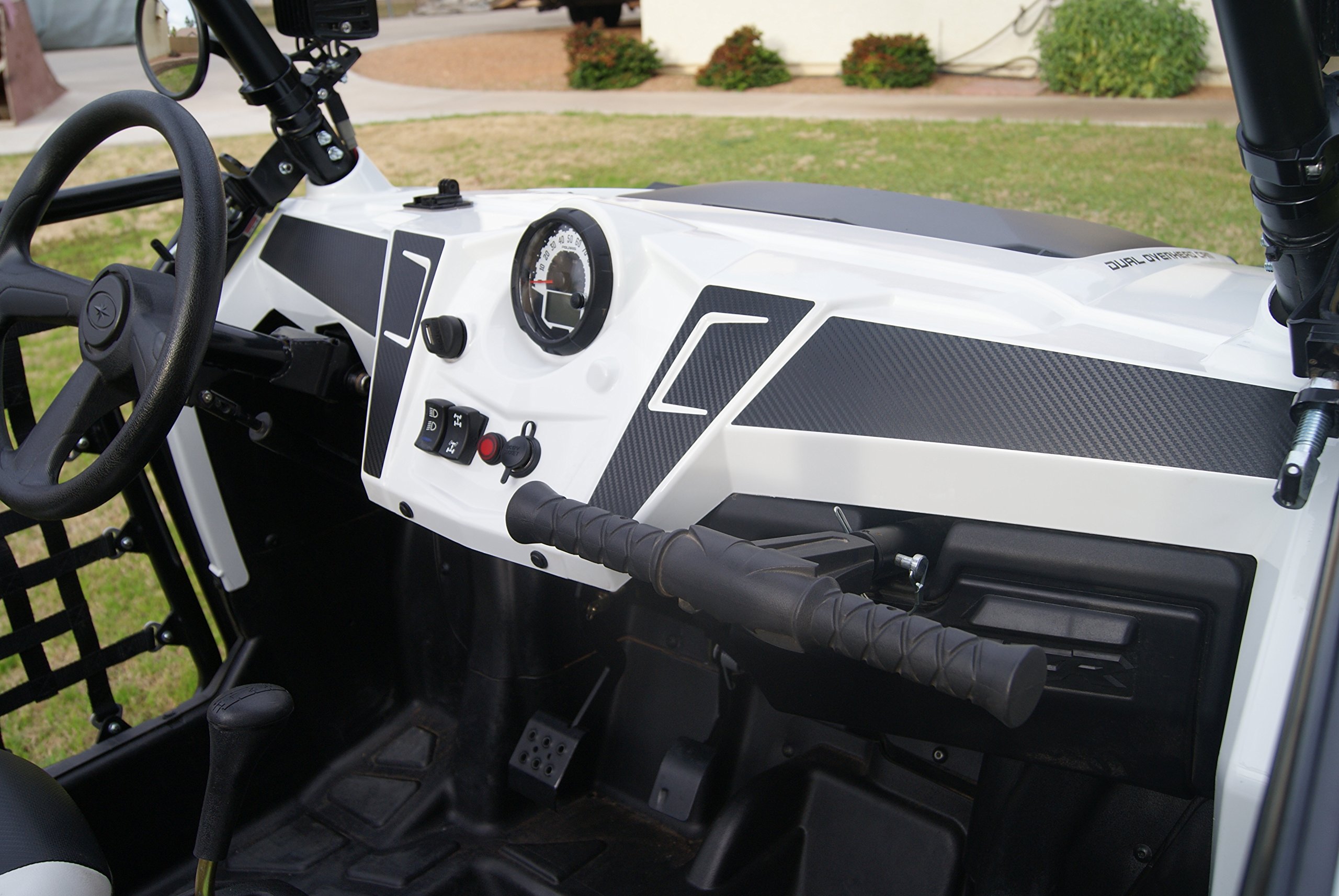 Decal Concepts Carbon Fiber Dash Graphic Kit - Fits Polaris RZR Xp 900 / RZR 800