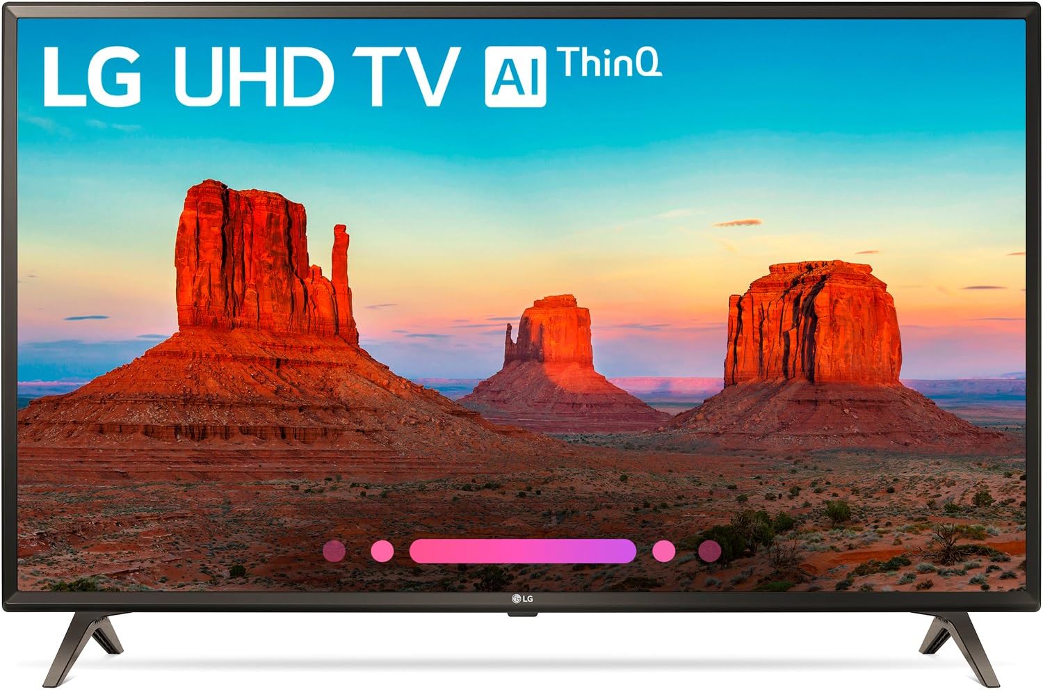 LG Electronics 43UK6300PUE 43-Inch 4K Ultra HD Smart LED TV (2018 Model)