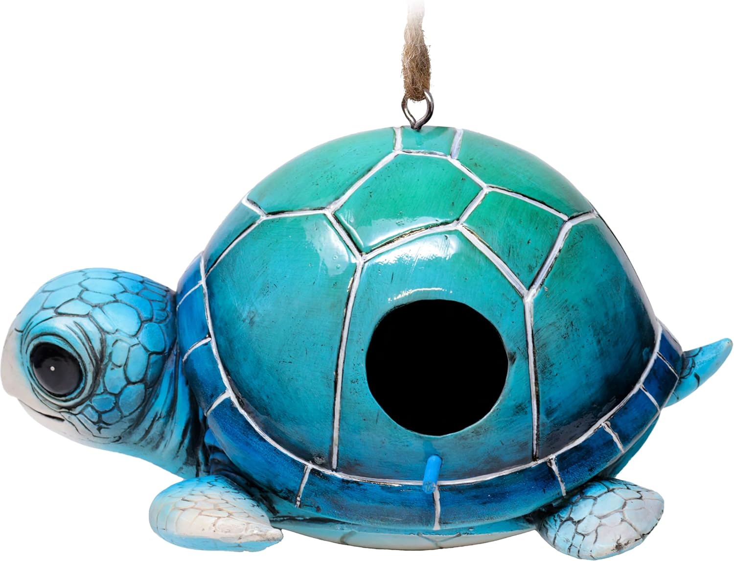 Spoontiques - Birdhouse - Garden Decor - Decorative for Yard and Garden Decoration - Hanging Novelty Outdoor Patio - Sea Turtle