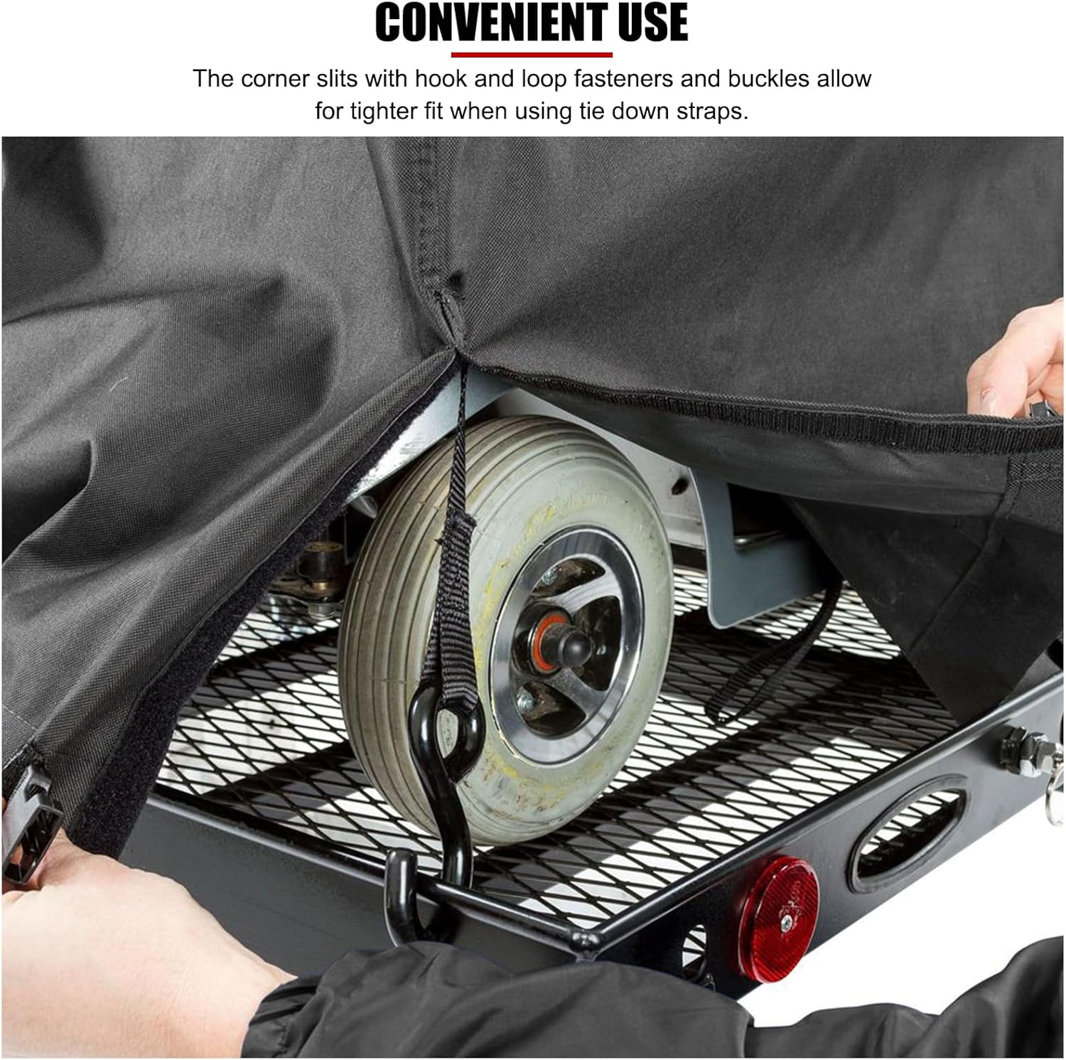 Wheelchair Covers Waterproof, 600D Electric Wheelchair Cover Outdoor Electric Scooter Rain Cover Portable Power Chair Storage Cover for Travel Transport