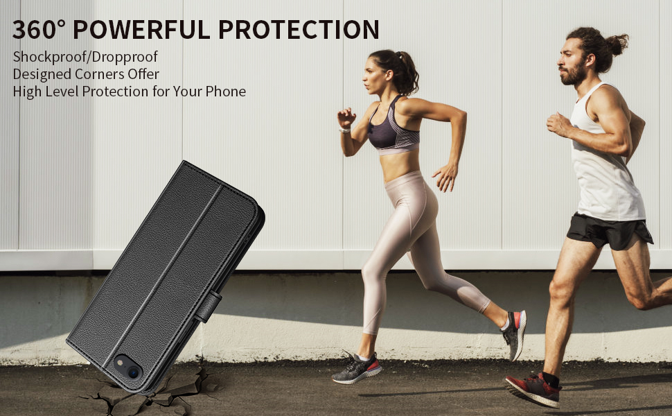 Custodia Flip Pelle Iphone Custodia Flip In Pelle Magnetica Per IPhone - Design Con Fiore In Rilievo, Pratica E Protettiva Tucch Custodia Iphone 7 Plus - Foto 3