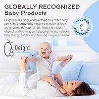 Vista 6 de Oeight Diaper Rash Cream Forte, fórmula dermatológicamente probada e hipoalergénica para la piel del bebé con ingredientes activos 100% naturales