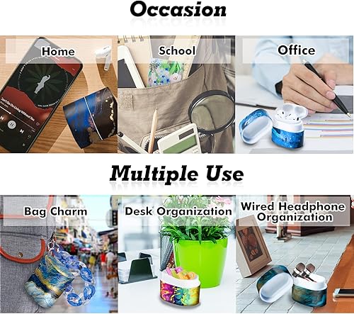 Miniatura 6 de Juego de 5 moldes de silicona de resina para animales grandes, lobo pavo real, león, elefante, cerdo