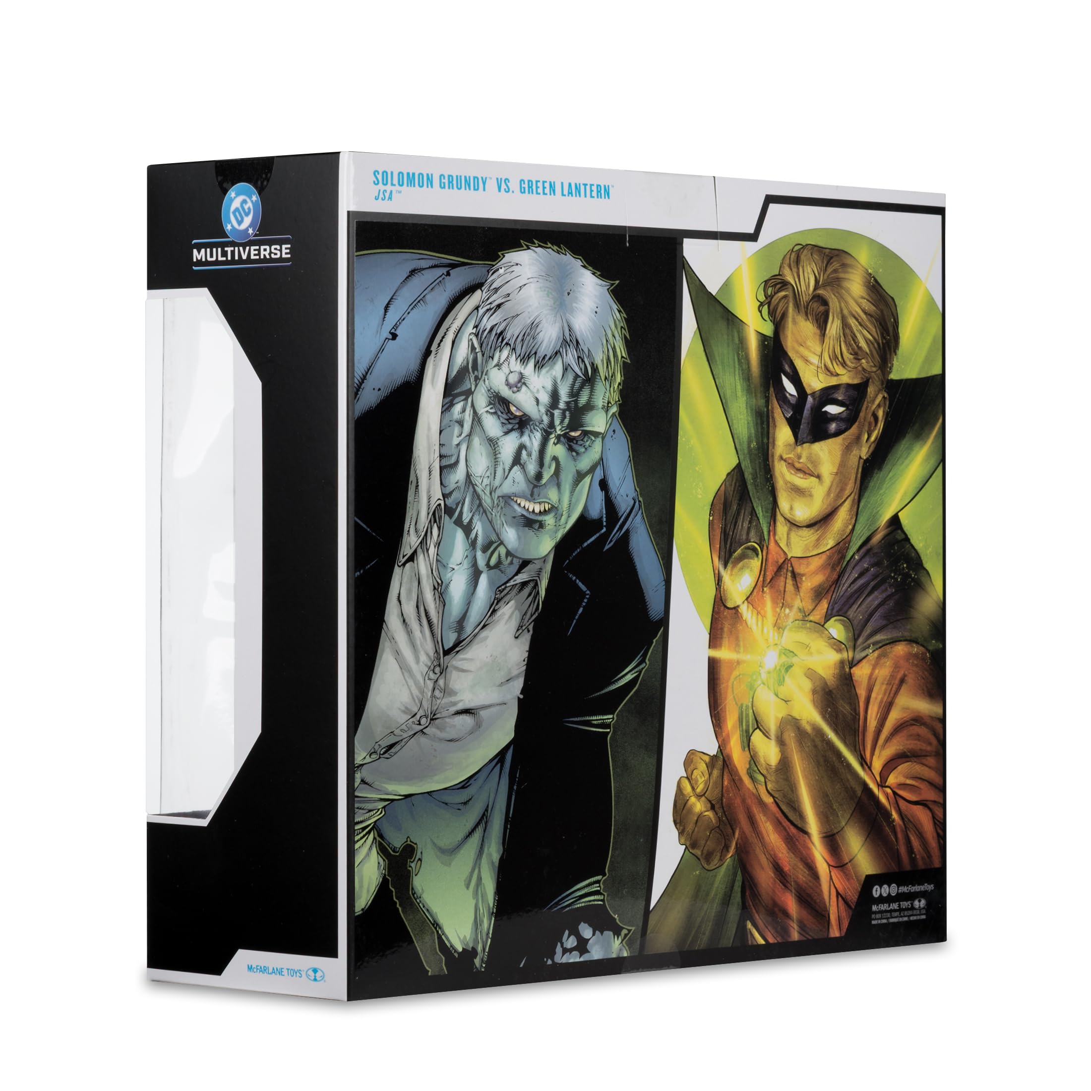 McFarlane Toys - DC Multiverse Solomon Grundy kontra Zielona Latarnia (JSA) figurka 17,8 cm i Mega figurka 2 szt