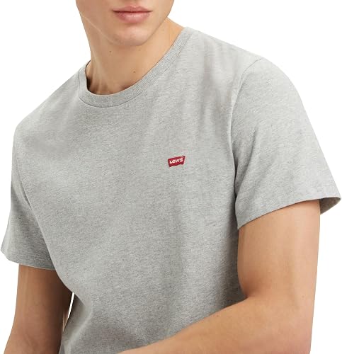 Levi's SS Original Housemark Tee T-Shirt Homme, Mid Tone Grey Heather Jersey, L - 7