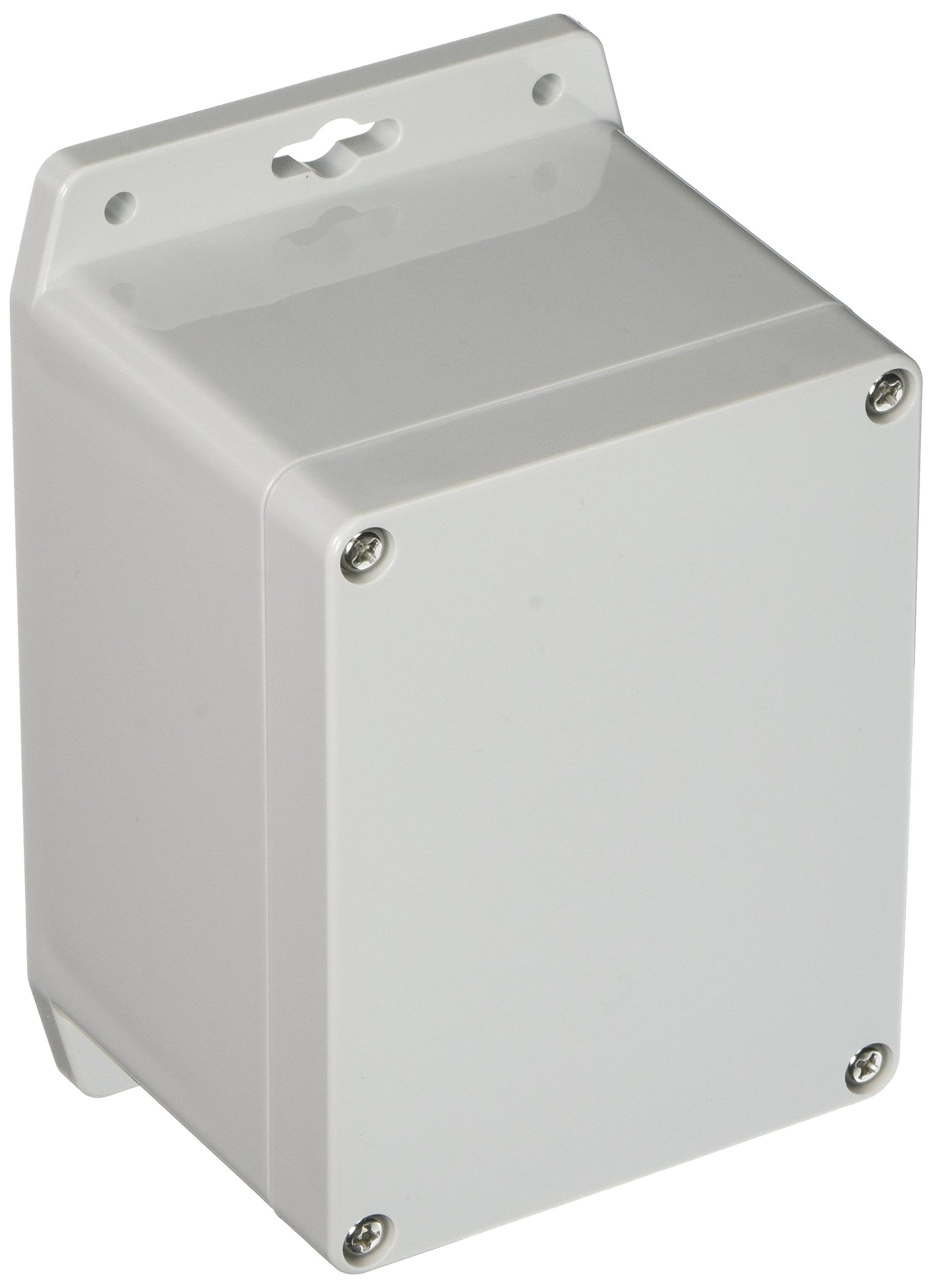 BUD Industries PN-1328-MB Polycarbonate NEMA 4X Box 4.53" L x 3.54" W x 3.15" H, Gray