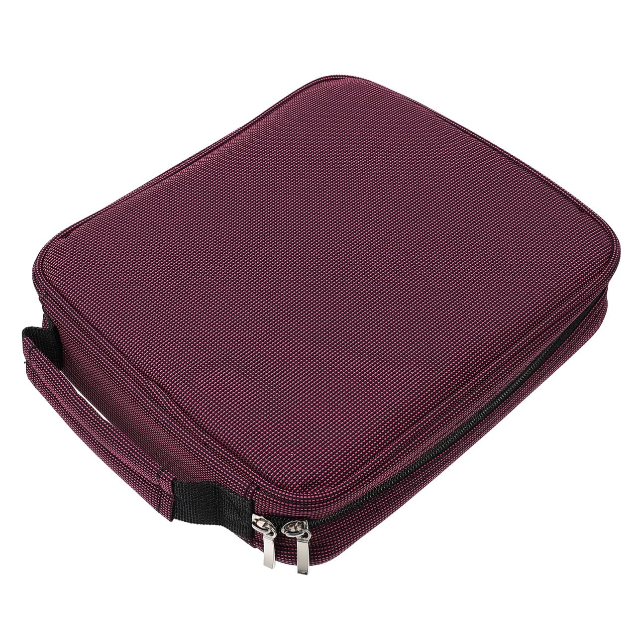 Hohopeti Astuccio Portapenne Con Cerniera Manico in Materiale Robusto Design Multitasche Porta Cancelleria Per Studenti E Artisti