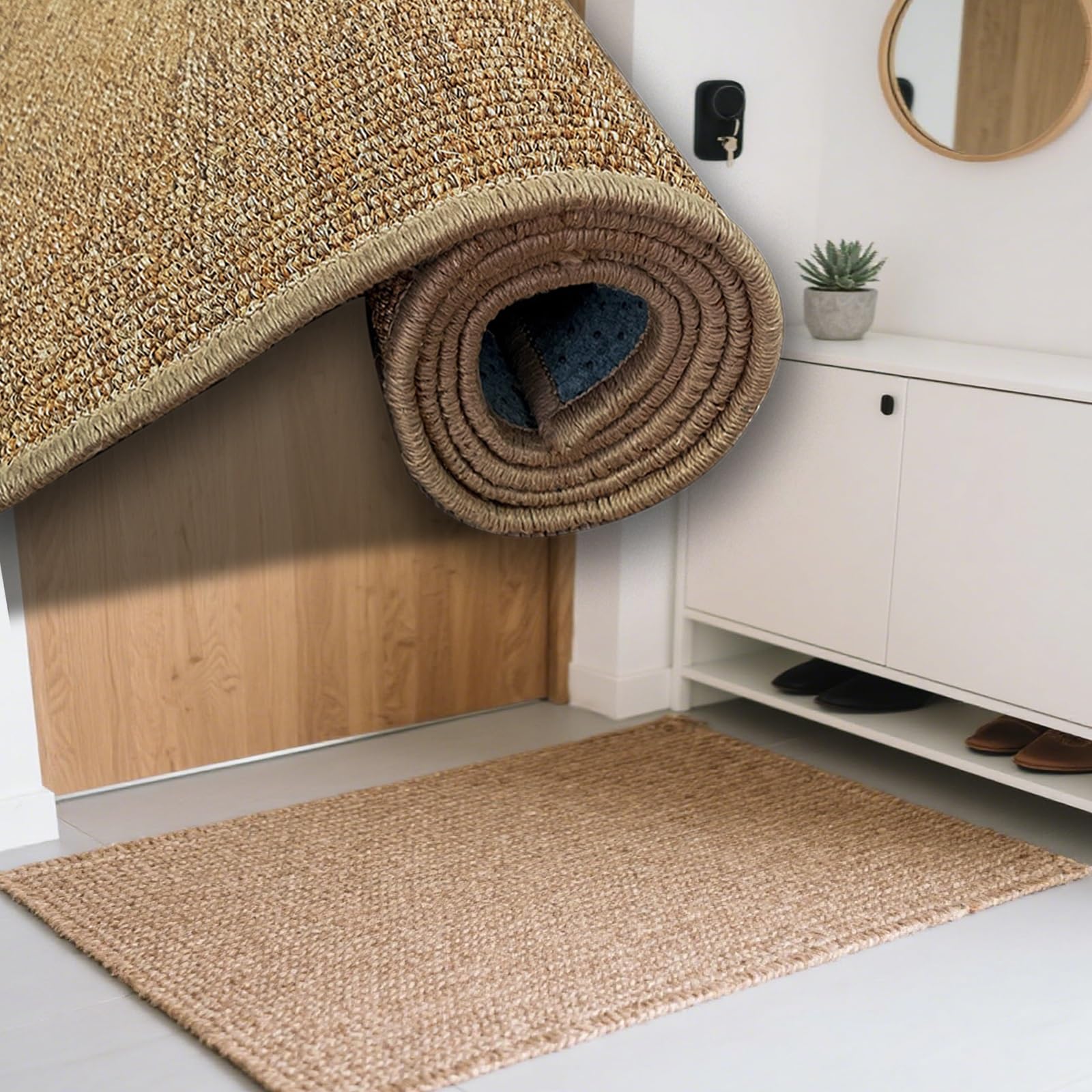 Amazon | 畳 サイザル麻製で手作りの丈夫さあり 110cmx220cm 分厚い 