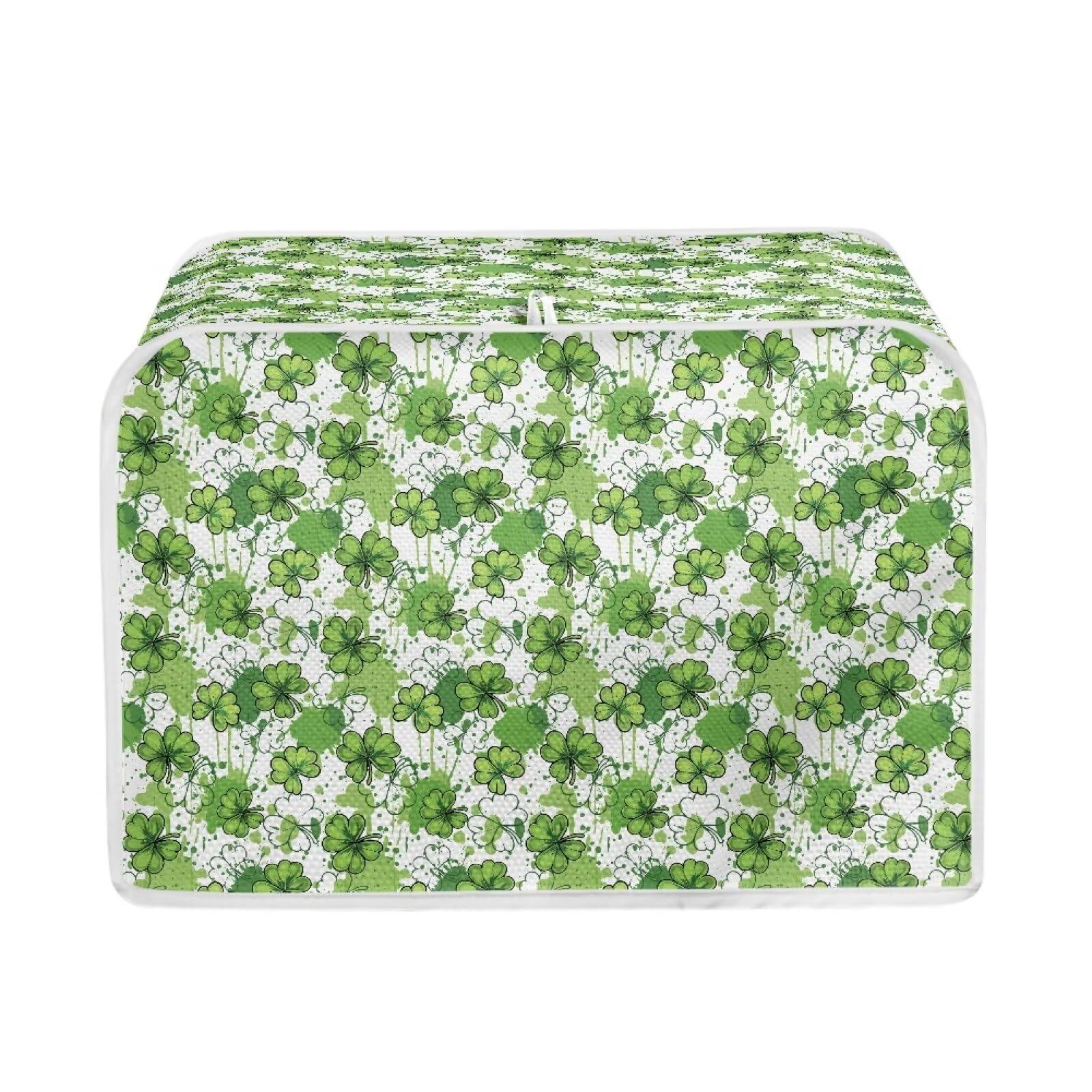 Xoenoiee Shamrock Green Pattern Toaster Cover 2 Slices, Dust Proof Cover for Kitchen Small Appliance Toaster Protector Cover St. Patrick's Day Kitchen Accessories
