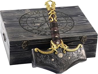 AncientSmithy Mjolnir Thor Hammer Real Metal 26.45LB Full Size Replica