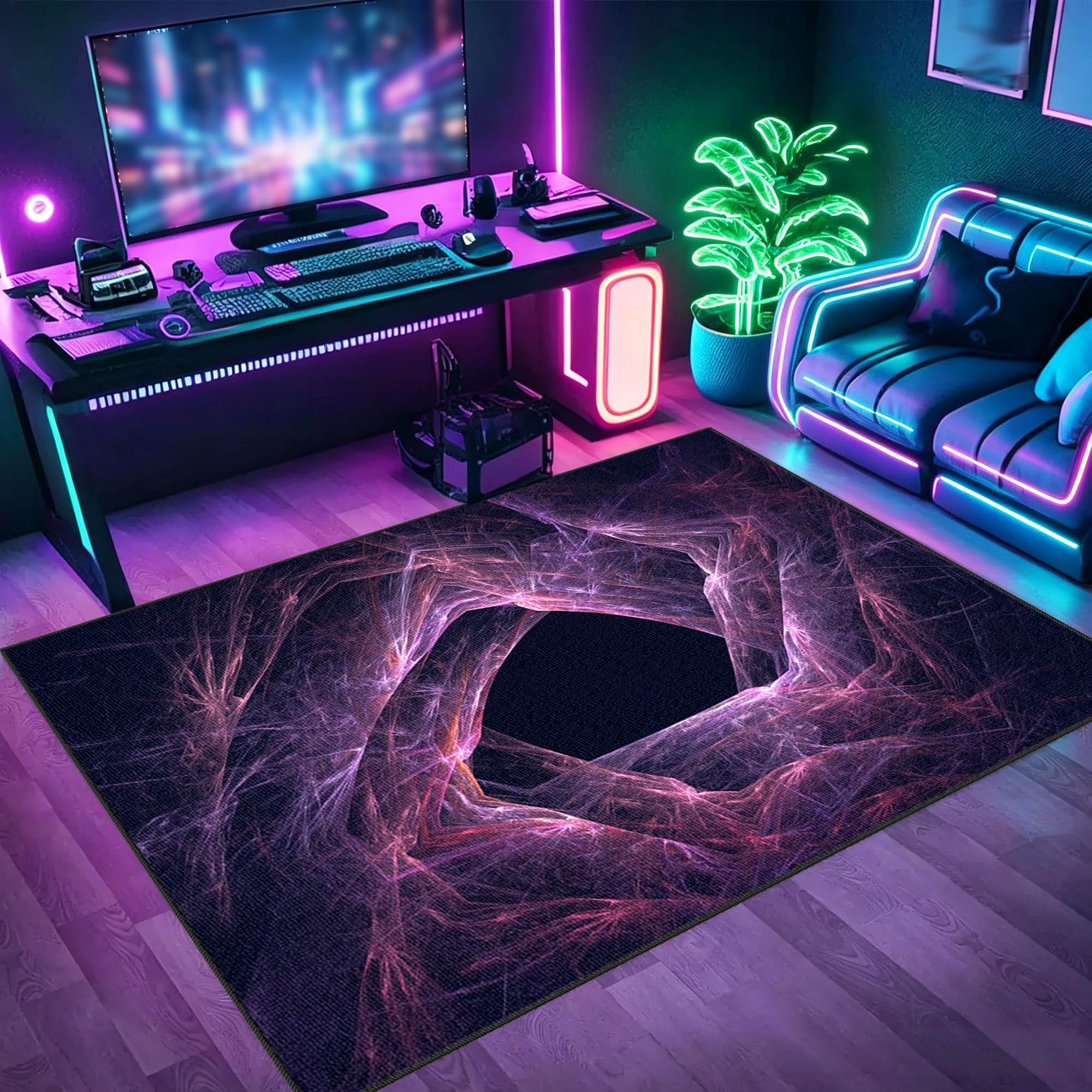 Tapis de jeu pour salle de jeux idée cadeau ado 80x140cm