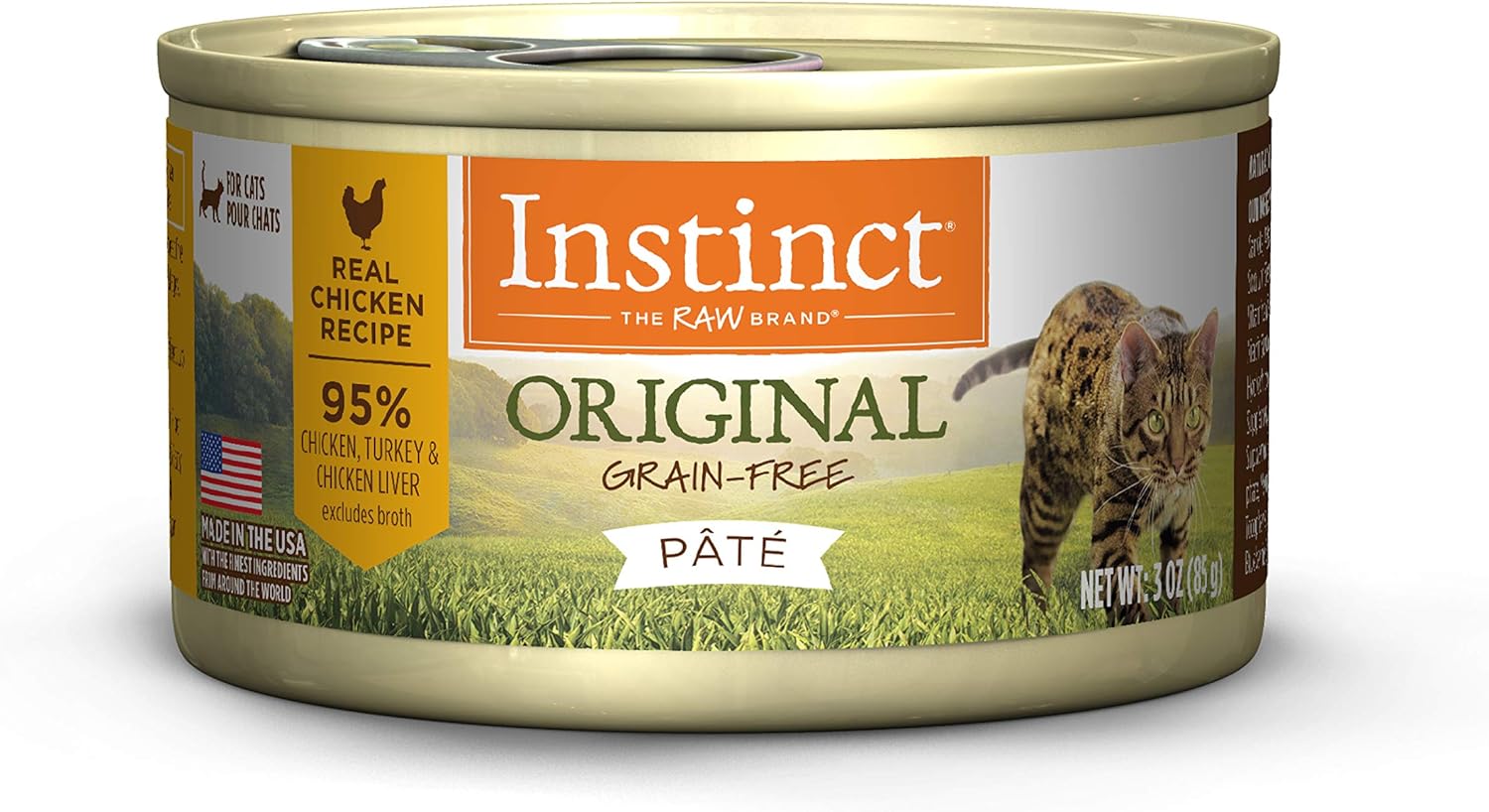 Instinct Original Grain Free Real Rabbit Recipe Natural Wet