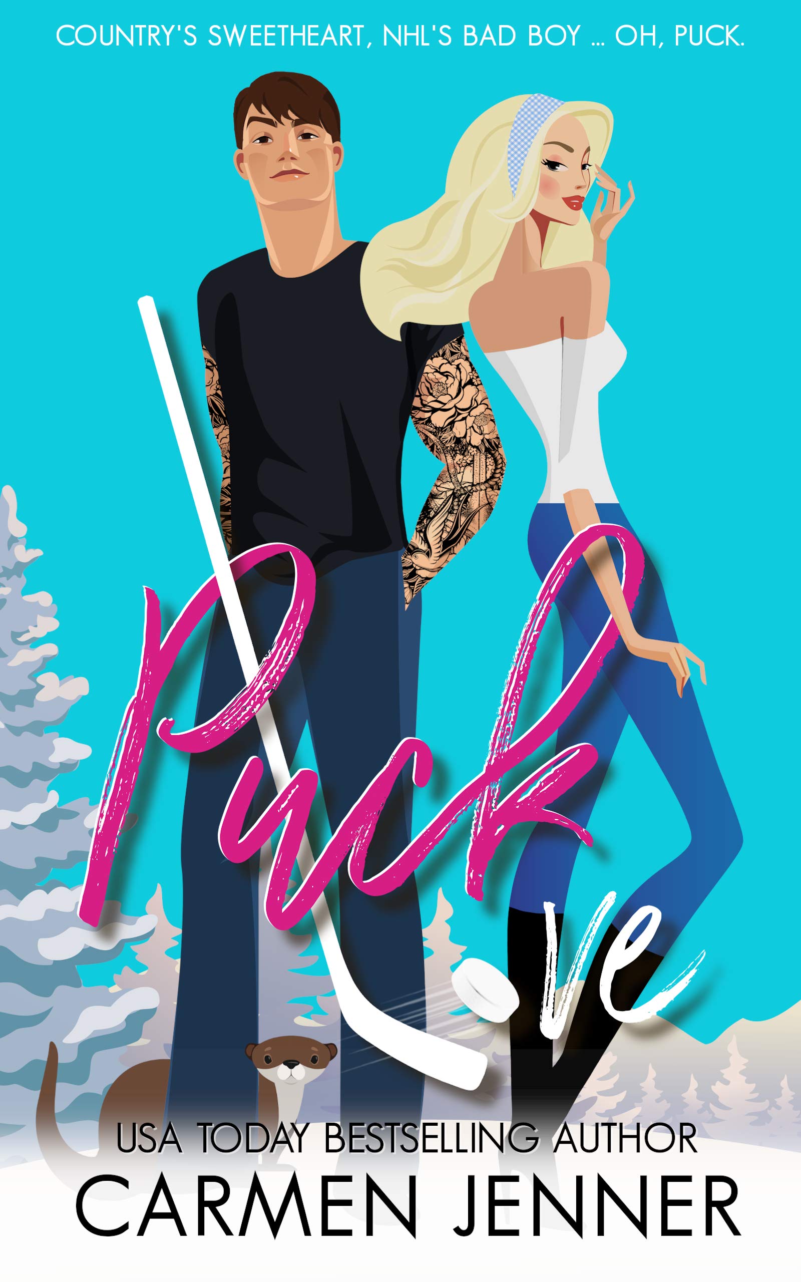 Puck Love: A Forced Proximity Sports Romance