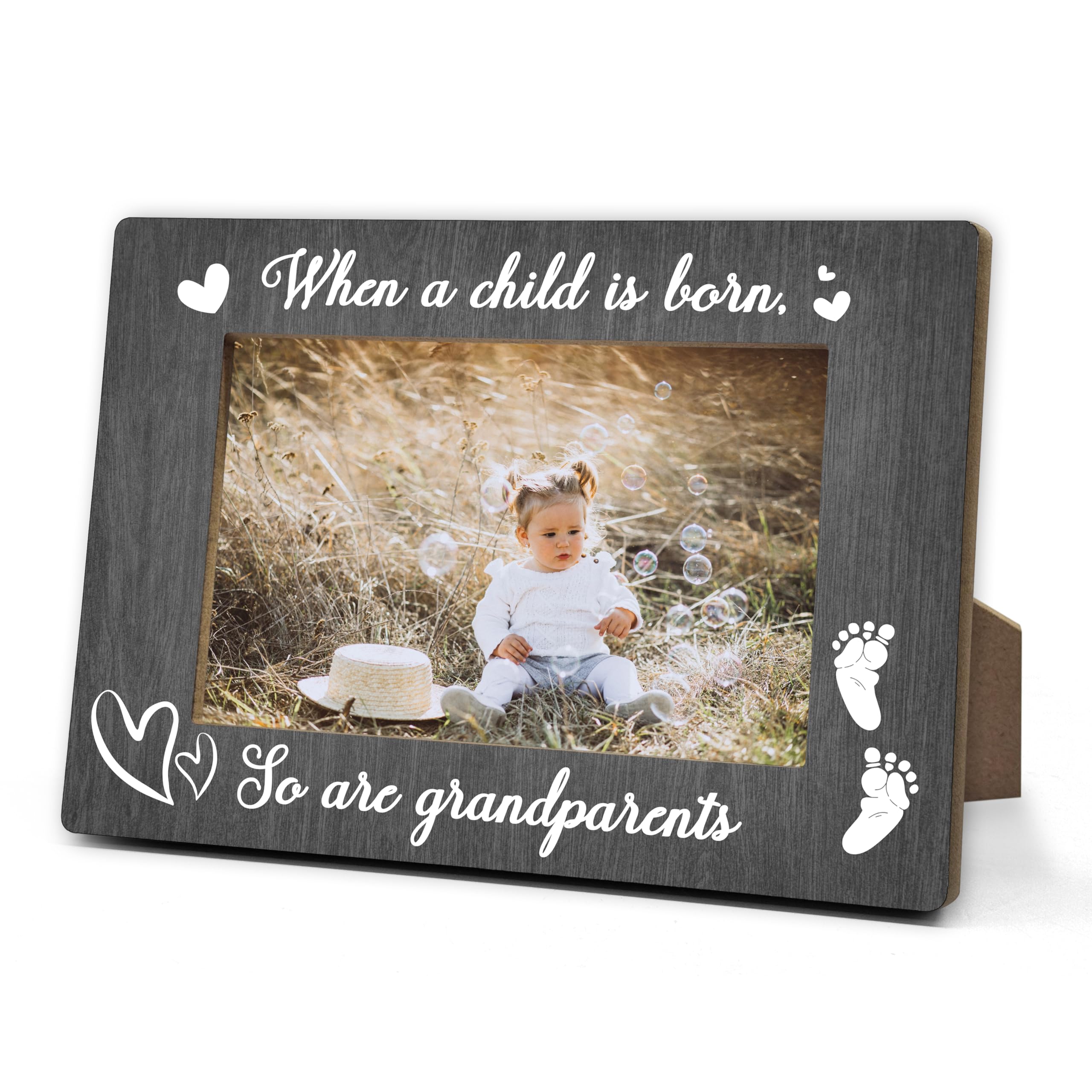 Grandparents Picture Frames, When A Child Is Born So Are Grandparents Photo Frame Gifts For Birthday, First Grandchild Frames For 1st Time Grandparent