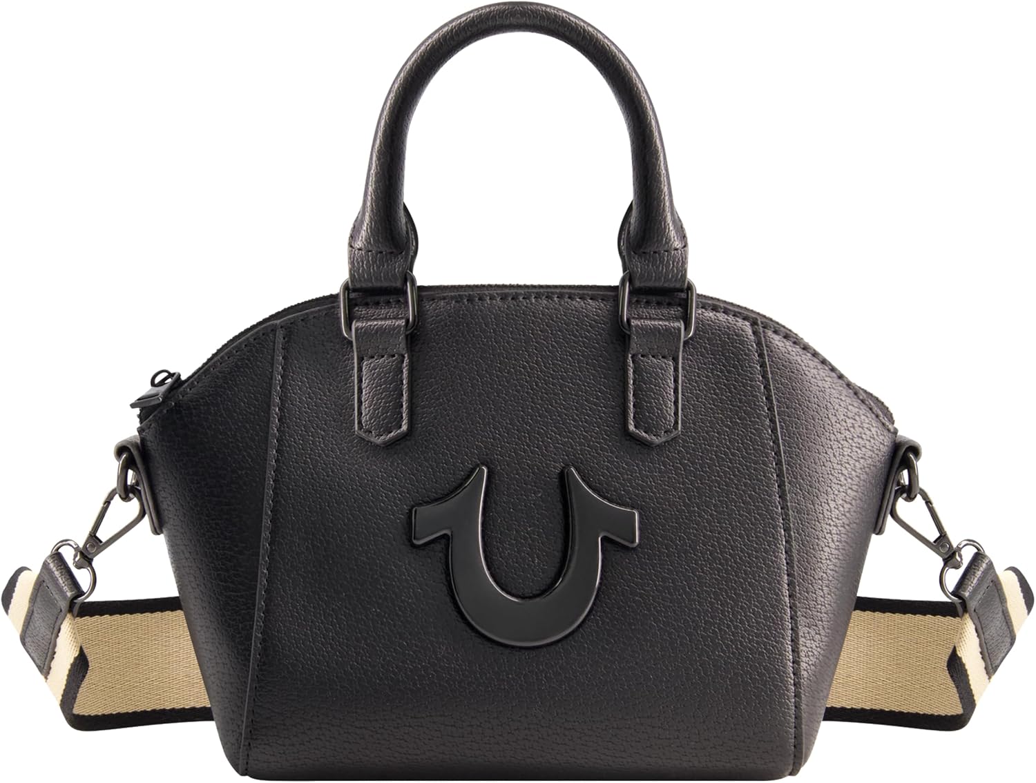 True Religion Women's Satchel Bag, Small Crossbody Purse Handbag with Adjustable Removable Shoulder Strap