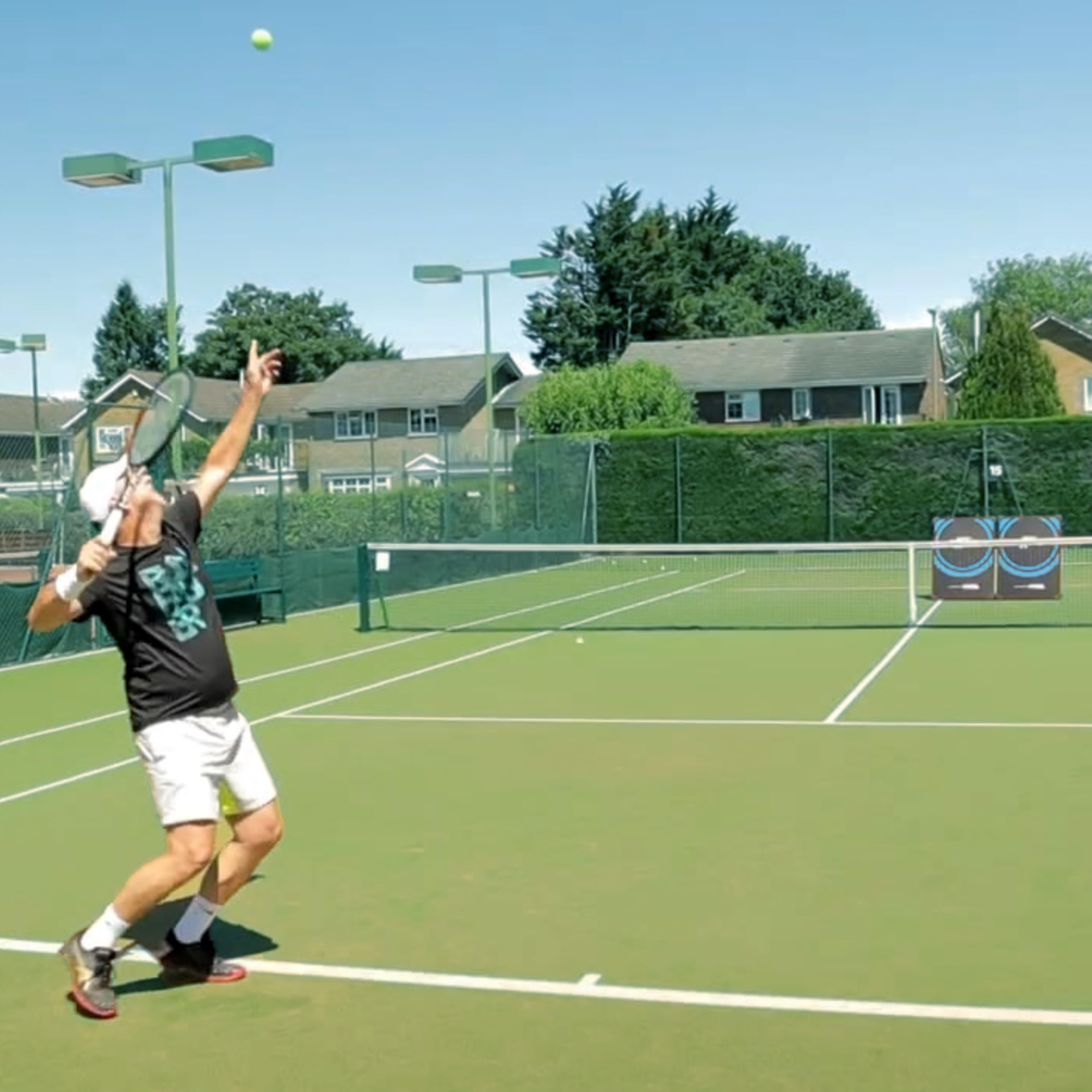 Objetivo de rebote ajustable para tenis y pádel - Practice Serve Plus 1 y más - Todos los niveles de habilidad